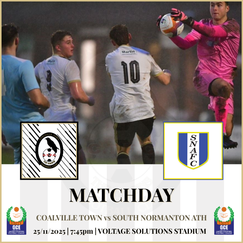 ⚪⚫ MATCHDAY ⚫⚪

There’s only one UCL that matters tonight and it doesn’t have a theme tune.

A huge promotion clash at the Volt as we host <a href="/officialshiners/">South Normanton Athletic FC</a>, 2nd v 5th under the lights in the <a href="/utdcos/">UCL</a> Division One.

📍 Voltage Solutions Stadium
🕒 7:45pm KO

#UpTheRavens