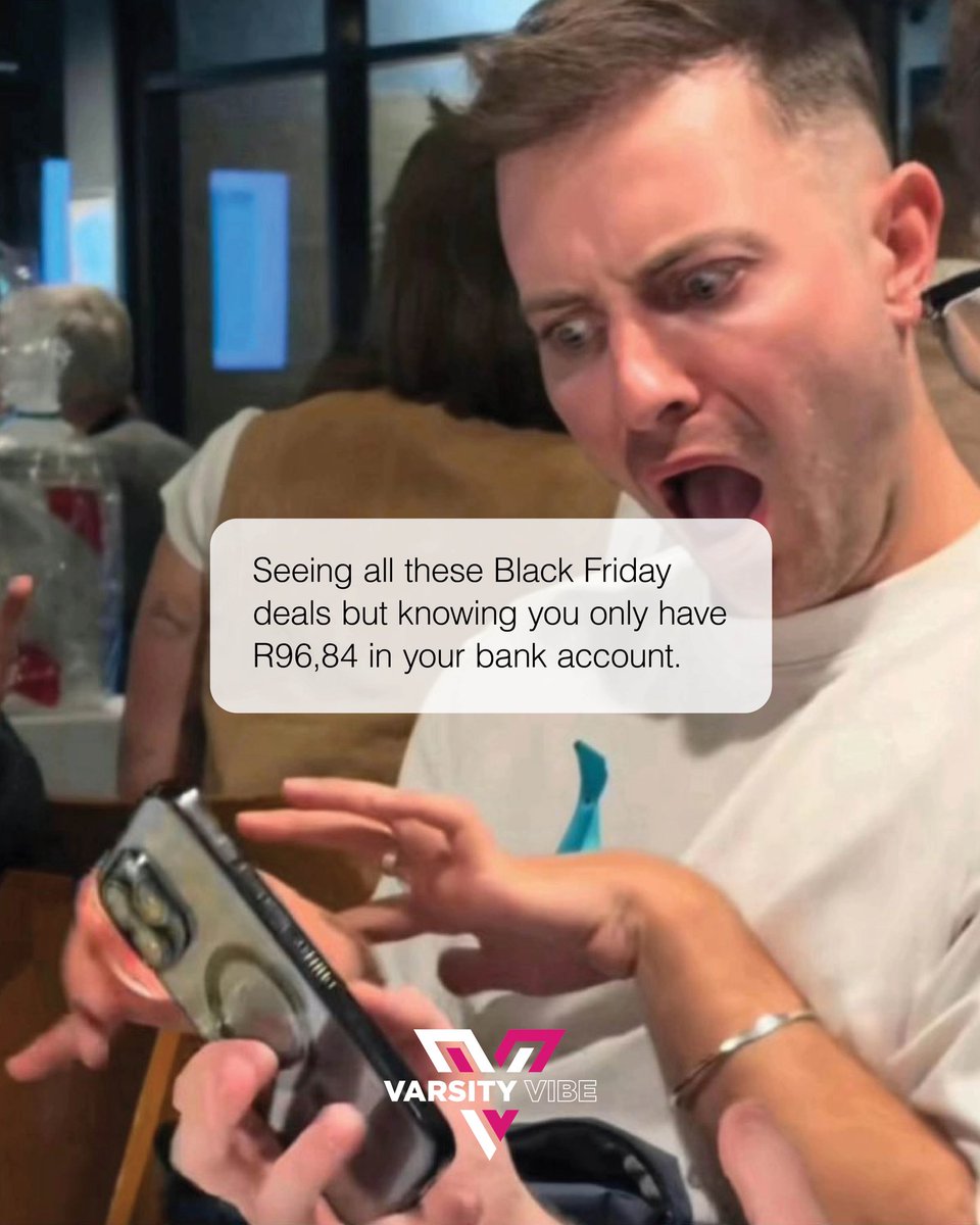 VarsityVibeSA's tweet image. Anyone know of some quick ways to make some money? 👀
#StudentProblems