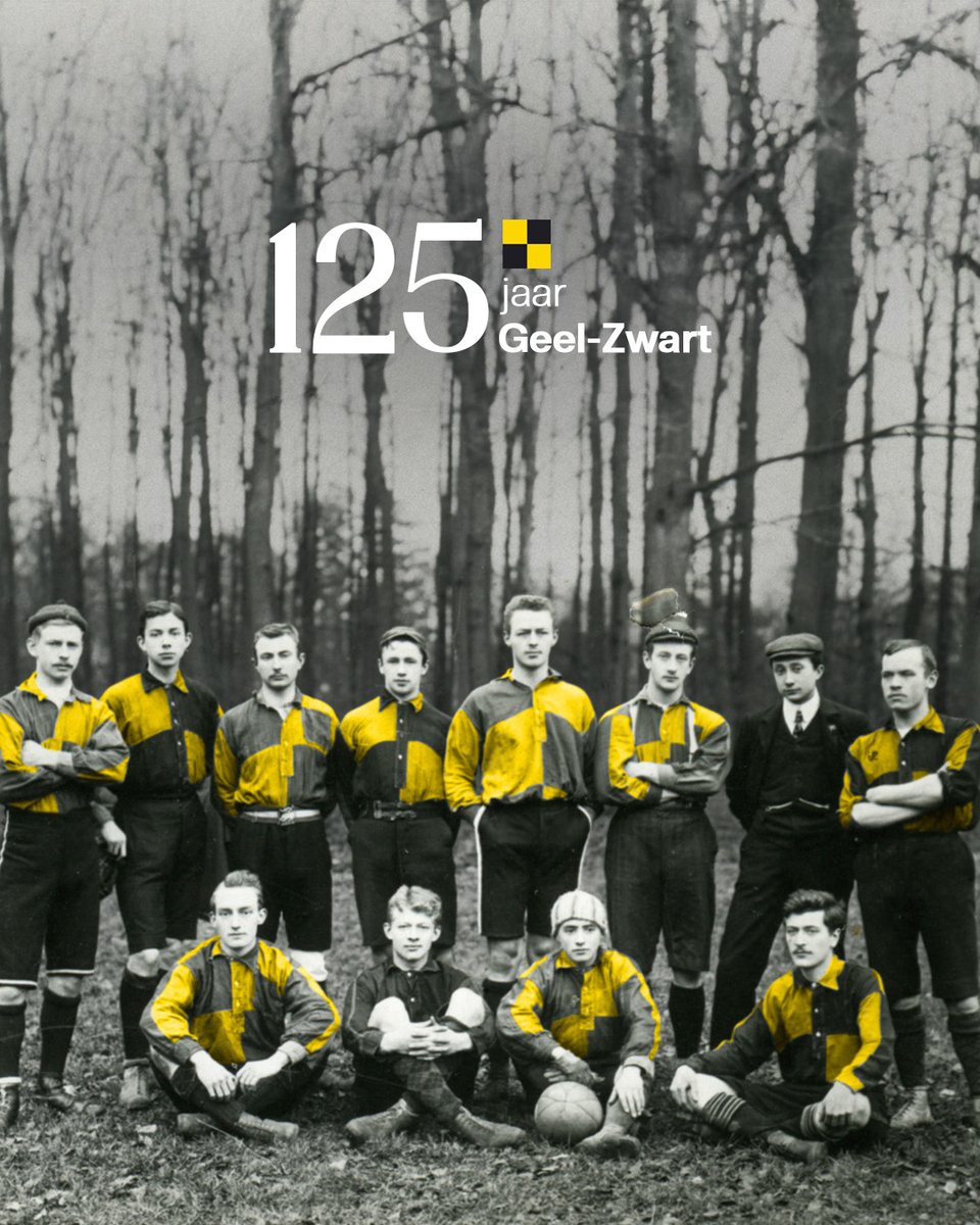 MijnVitesse's tweet photo. Vandaag 125 jaar in Geel-Zwart 🟡⚫️ https://t.co/tHcBP7bsRO