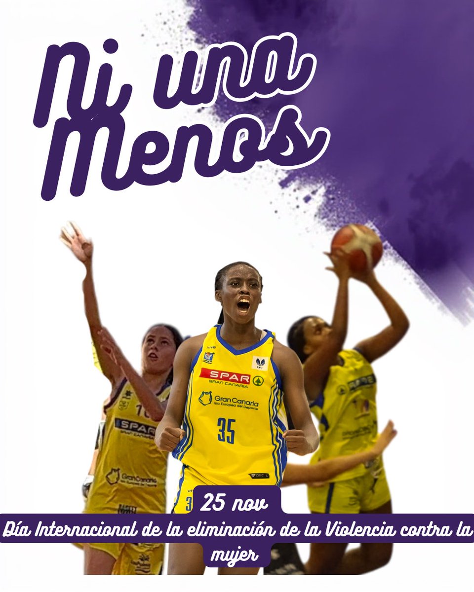 💜Desde la cantera del Spar Gran Canaria gritamos fuerte: ¡NO a la violencia!

💪 Ni una más

#niunamas #Orgullocantera
