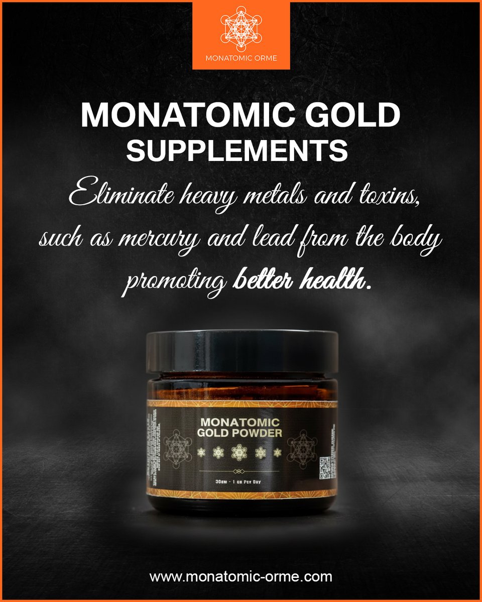 Detoxify your body and promote better health with Monatomic Gold.
It helps remove harmful heavy metals supporting overall wellness.

Explore our website and SHOP:monatomic-orme.com/collections/all

#DetoxSupplements #DetoxYourBody #WellnessTips #MonatomicGold #ORMUS #MonatomicOrme