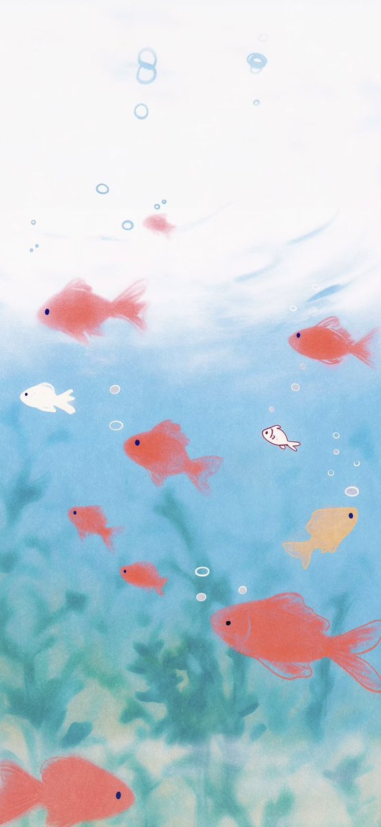 loooovepo's tweet image. Little fishy swims along ☁️ ⊹꙳ 🫧 ⊹