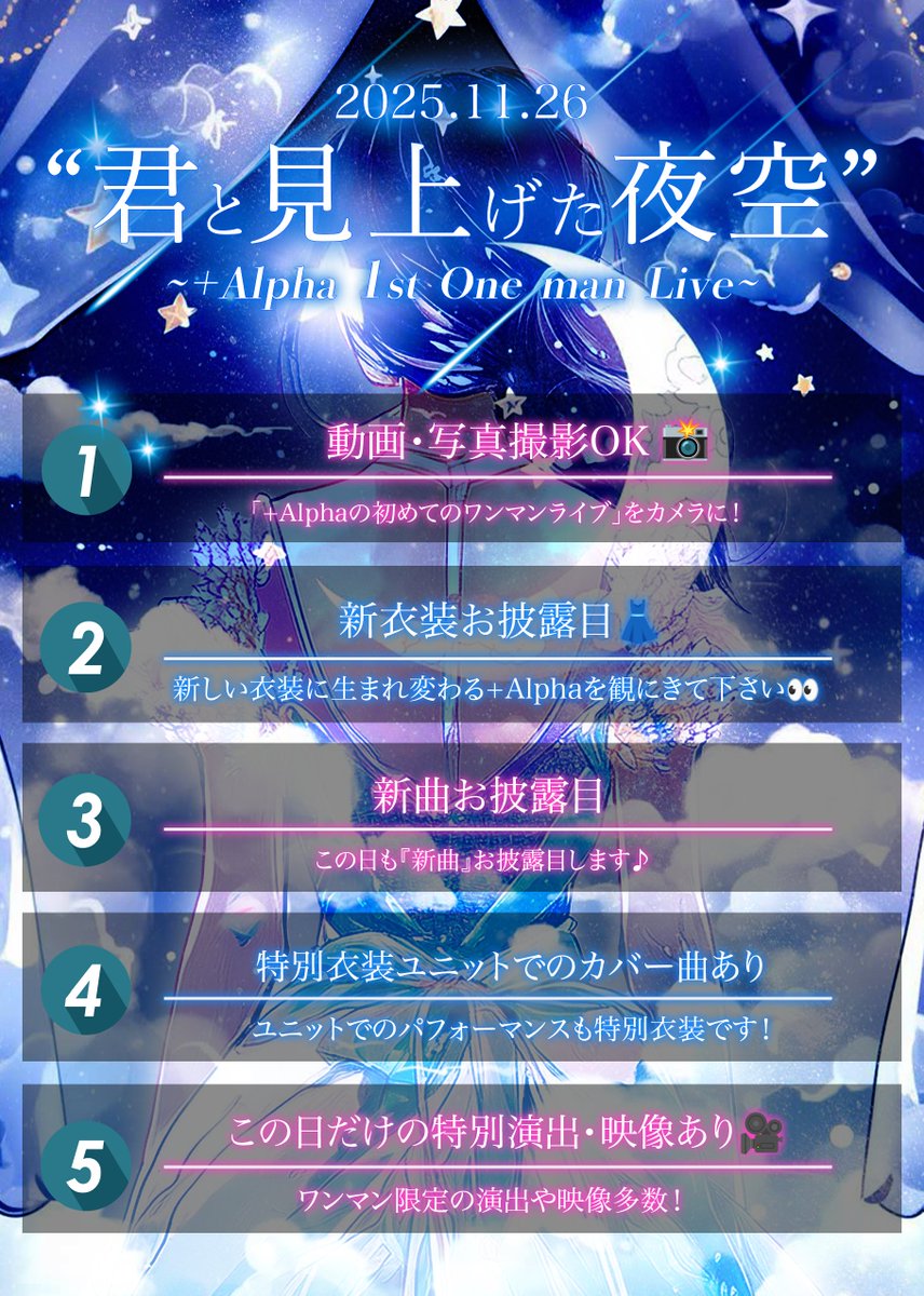 いよいよ明日開催/ +Alpha 1st ワンマンライブタイムテーブル公開