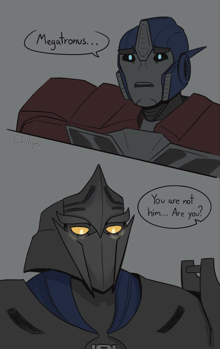 Chiligerlofe's tweet image. This AU won’t leave my mind 🫠
#tfp #transformersprime