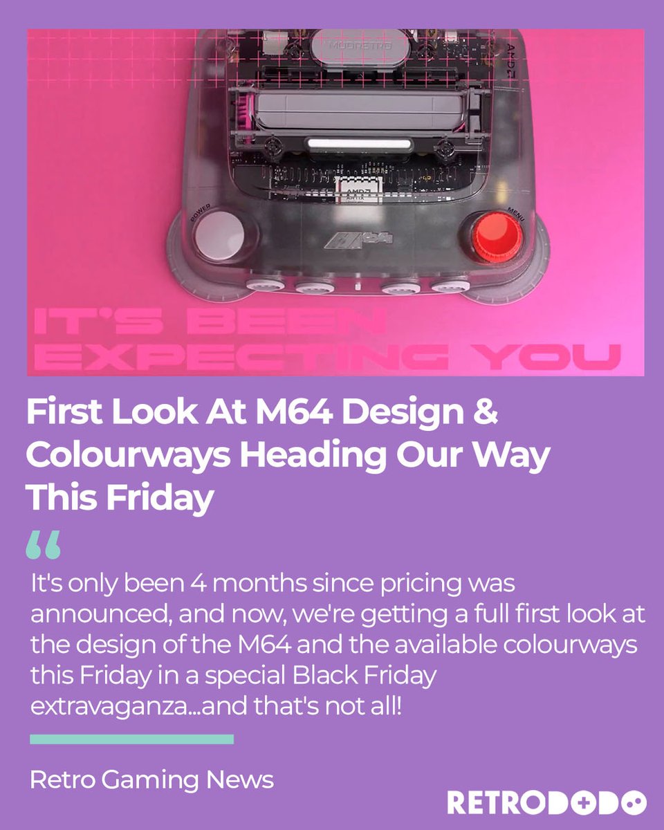 retro_dodo's tweet image. We can't wait! 🔥

#ModRetro #N64