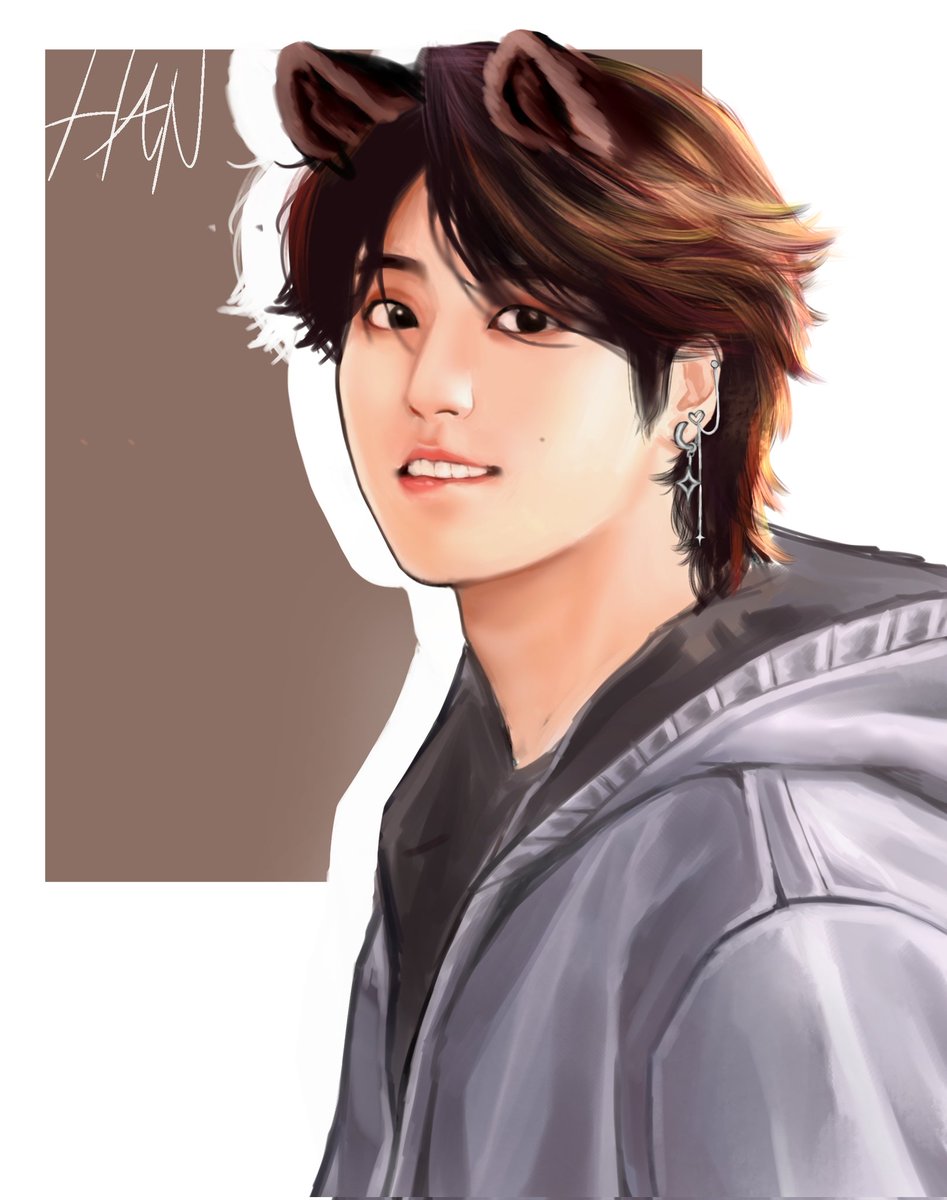 Flirty ham also Reposting my old art kskksk drew this in february ig #Straykidsfanart #Hanjisung