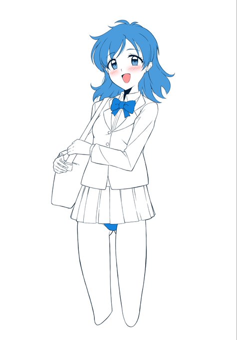 人の絵を描くとなんと依頼絵の練習と服を描く練習がまとめて出来ちまうんだ 