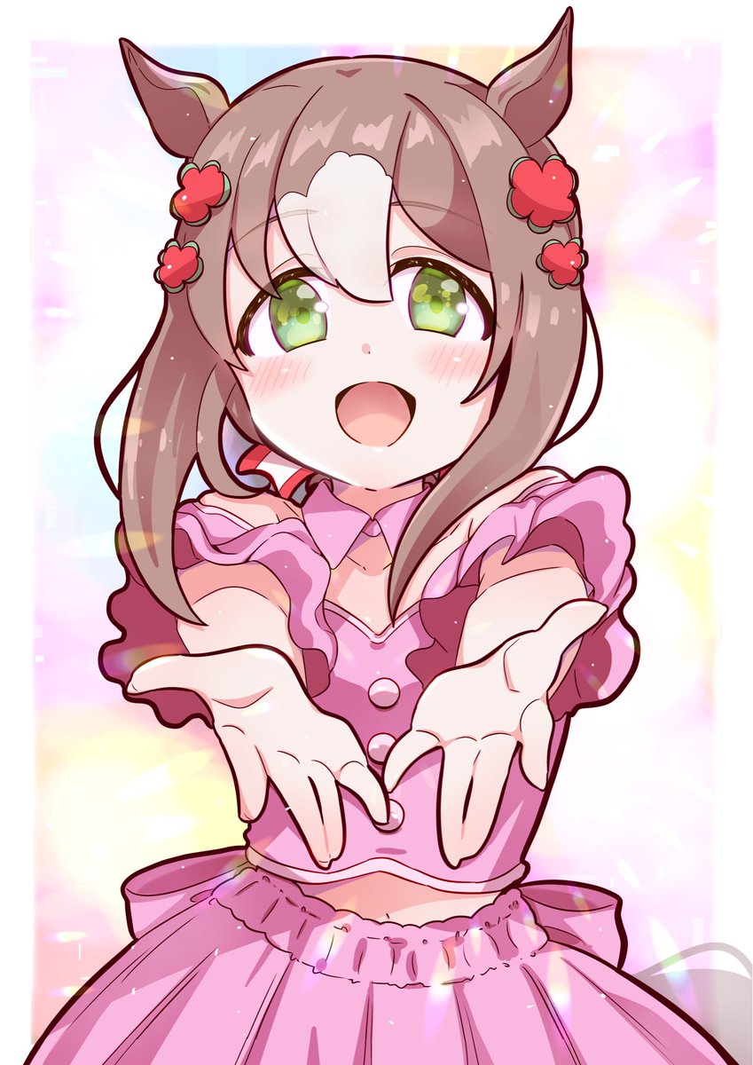 ファインモーション(ウマ娘) 「「わたしの全力受け止めて」」|なまちょこ／ウマ娘5th土曜日のイラスト