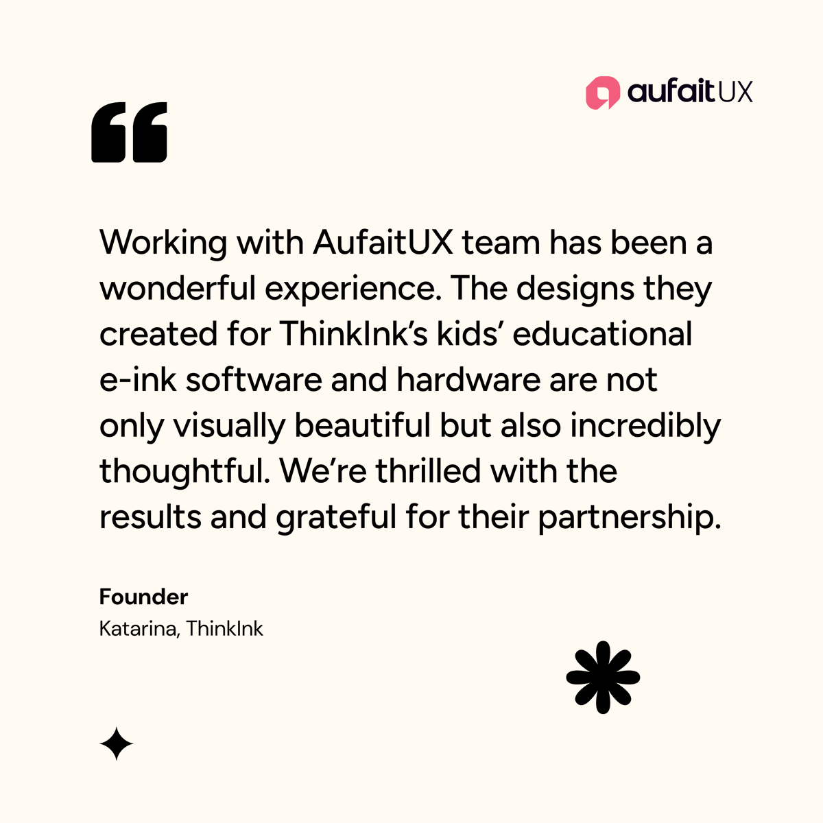 aufaitux's tweet photo. 𝗧𝗵𝗲 𝗯𝗲𝘀𝘁 𝘃𝗮𝗹𝗶𝗱𝗮𝘁𝗶𝗼𝗻? 𝗔 𝗰𝗹𝗶𝗲𝗻𝘁 𝗮𝘀 𝗵𝗮𝗽𝗽𝘆 𝘄𝗶𝘁𝗵 𝘁𝗵𝗲 𝗷𝗼𝘂𝗿𝗻𝗲𝘆 𝗮𝘀 𝘁𝗵𝗲 𝗼𝘂𝘁𝗰𝗼𝗺𝗲.

#Designing for children teaches patience, empathy, and joy.

Thank you, Katarina Seamons, for the trust.

#UIUX #aufaitux #EdTechDesign #KidsAppDesign https://t.co/rGH83Z72zy