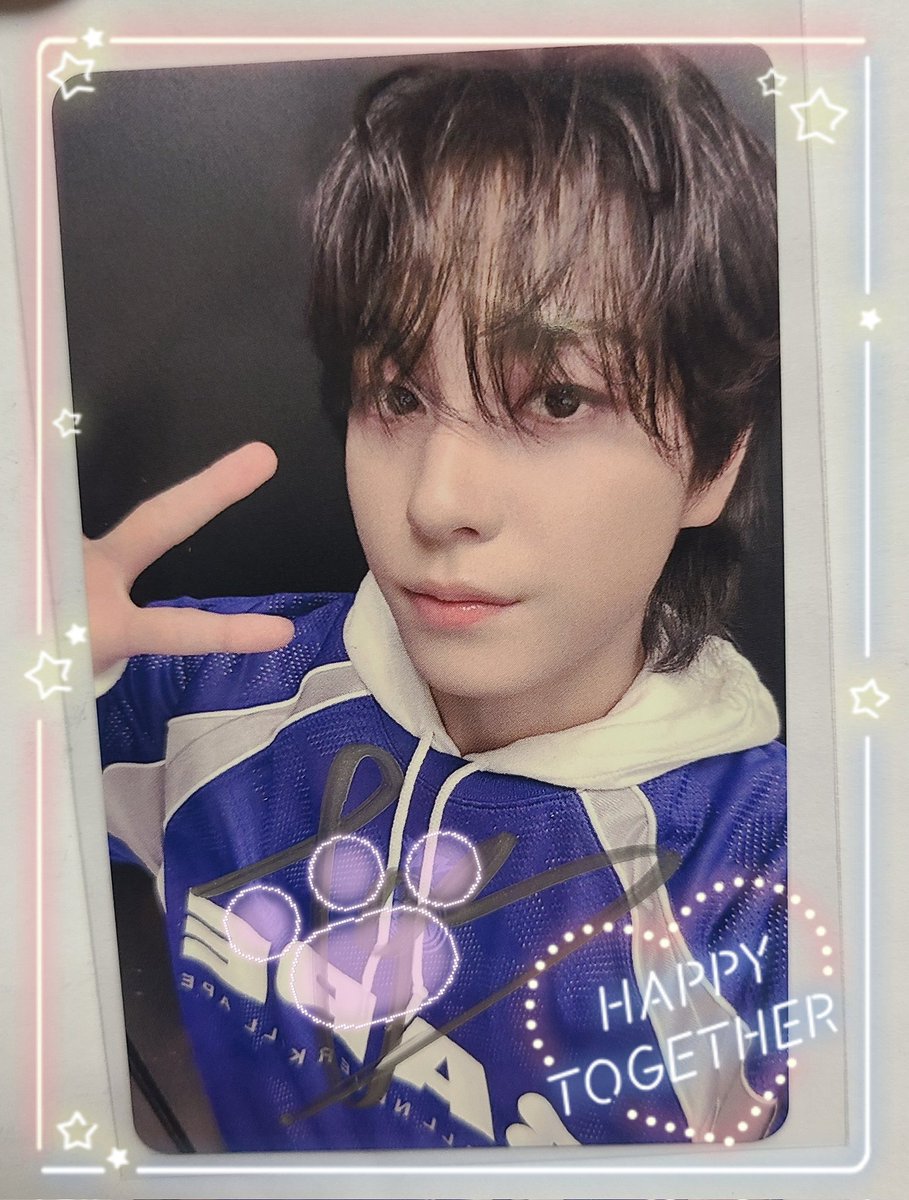 &TEAM Back to Life BtL ラキドロ weverse① 直筆サインが届きました