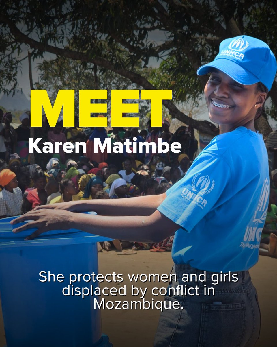 Gender-based violence increases in crises.

In Pemba, Mozambique, Karen Matimbe, Assistant GBV Officer with UNHCR, stands with survivors every day.