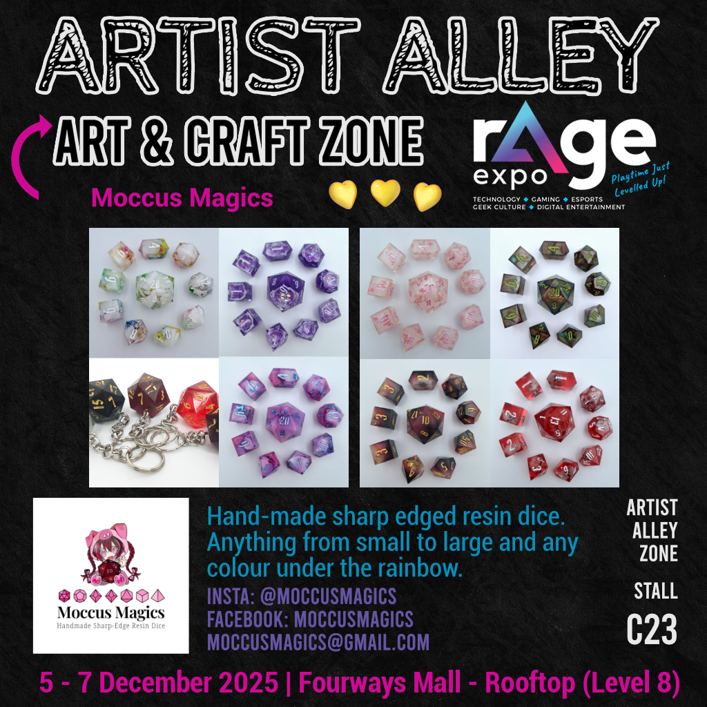 LegionInkSA's tweet photo. Find this creator in the rAge Expo Artist Alley!

5, 6 &amp; 7 December - Fourways Mall (Level 8) South Africa.

Tickets on sale: https://t.co/I9OtzfueiT

#rAgeExpo2025 #howler #artistalley #art #craft #create #gaming https://t.co/jGleFQkxJb