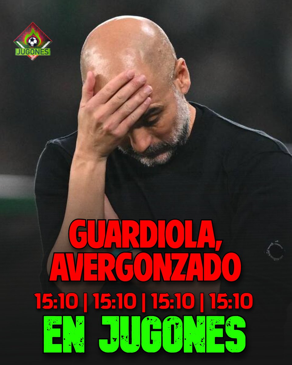 elchiringuitotv's tweet image. 😳 GUARDIOLA, AVERGONZADO 😳

📺 A las 15:10, en #JUGONES con @jpedrerol.