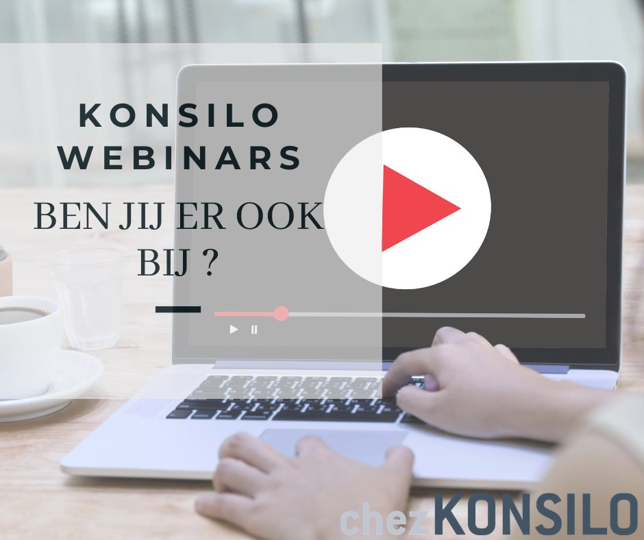 [Webinars] We starten weer een reeks webinars op. Kom jij ook? (het eerste is donderdag !) - mailchi.mp/f32affae5b8c/w…