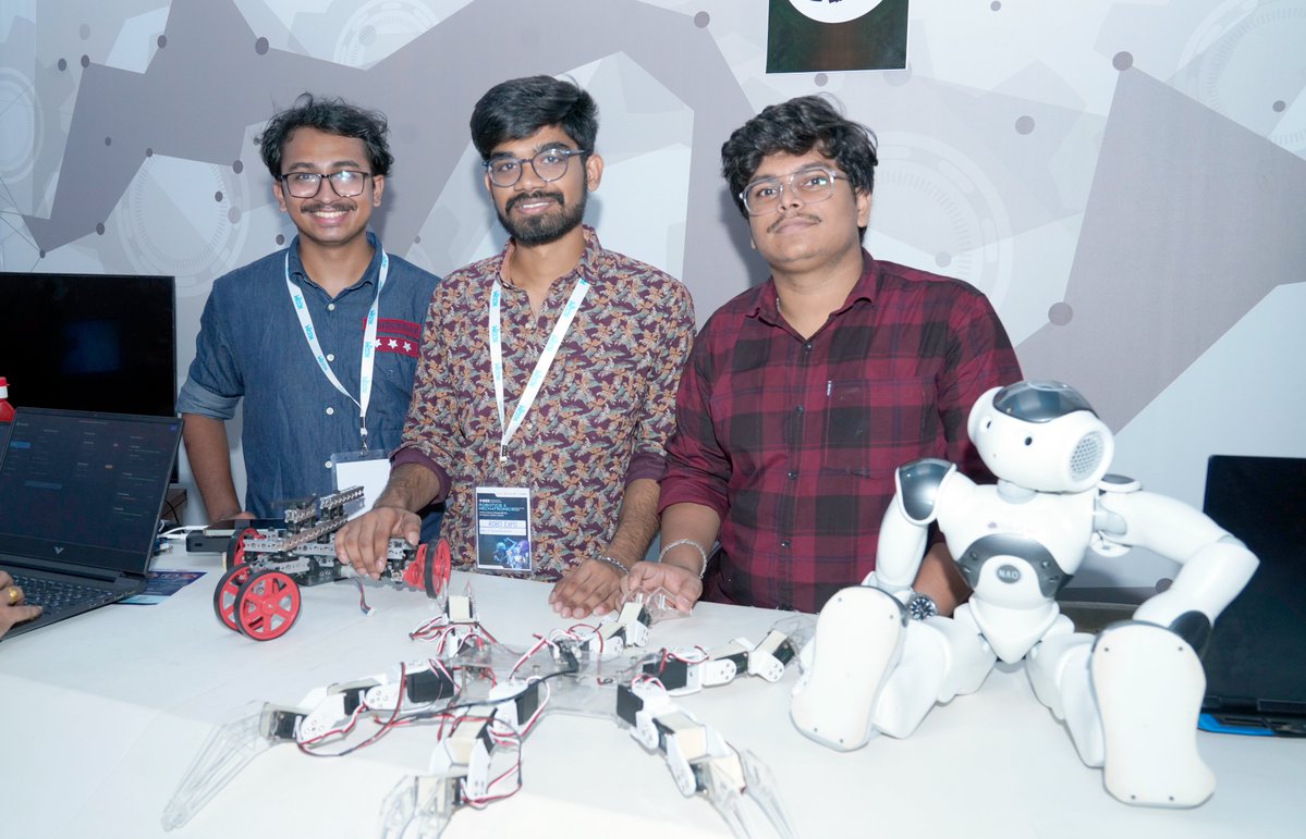 HuLabs2013's tweet image. 🤖 Robo Expo | ICRM25
The Robo Expo at ICRM25 showcased 25+ cutting-edge innovations — humanoids, drones, medical bots &amp;amp; more! Powering India’s robotics revolution.
#ICRM25 #RoboExpo #Robotics #AI #Automation #Innovation