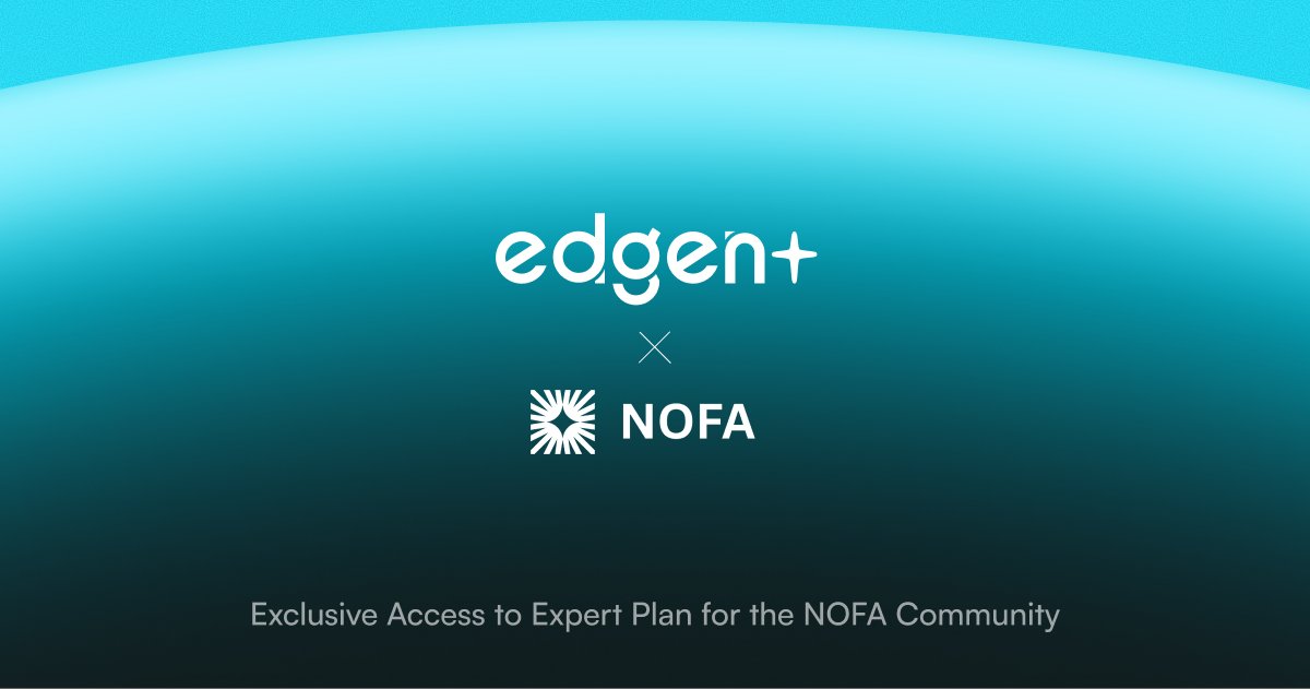 EdgenTech's tweet image. yo @nofA_ai community, listen up!

that agent competition was wild to watch and big congrats to the winners!

whether you&apos;ve won or not, it&apos;s now your turn to get something too to boost your market intelligence even more:

Edgen Expert AI access 🧵