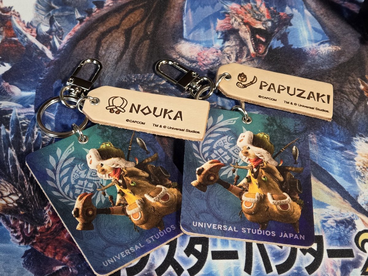 ユニバで作れるモンハンワイルズのレザーキーホルダーが…ガチで良い