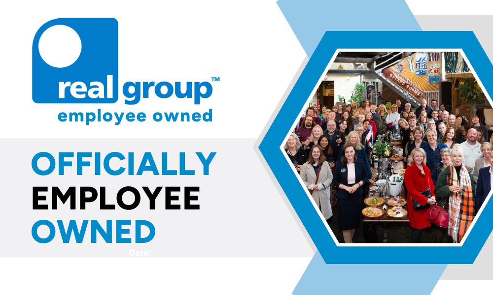 📢 It’s official! Real Group Ltd is now 100% employee-owned 📢

Delighted to celebrate this next step for Real Training and other Real Group brands!

The decision was reached after careful consideration by our Board of Directors, and is driven by a deep commitment to securing the