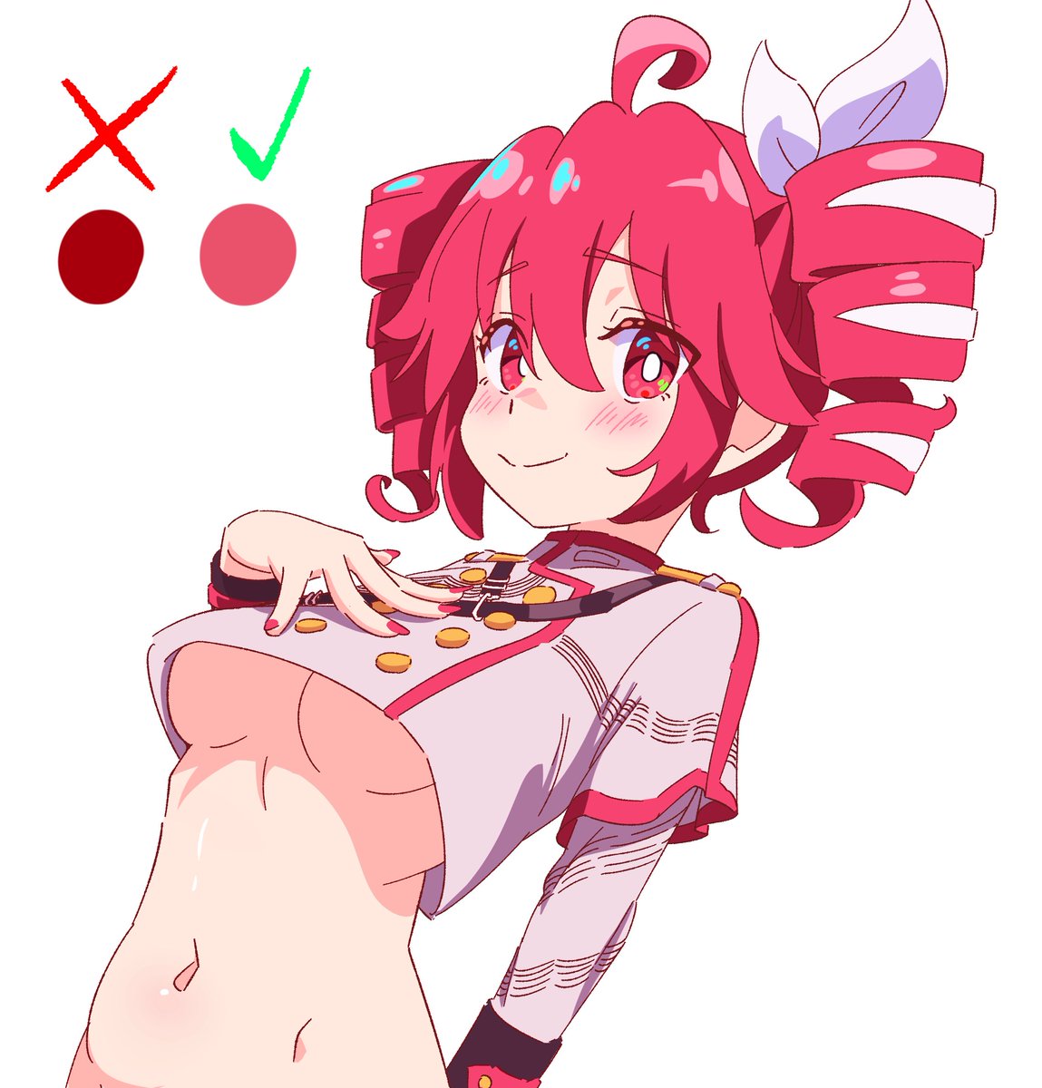 RivetingRoast's tweet image. I&apos;ve grown tired of the post-SynthV red-hair Teto hivemind among Teto fan artists, so I&apos;ve decided I&apos;m going to exclusively draw her with pink hair to counter the red-hair Teto propagandists
#Teto