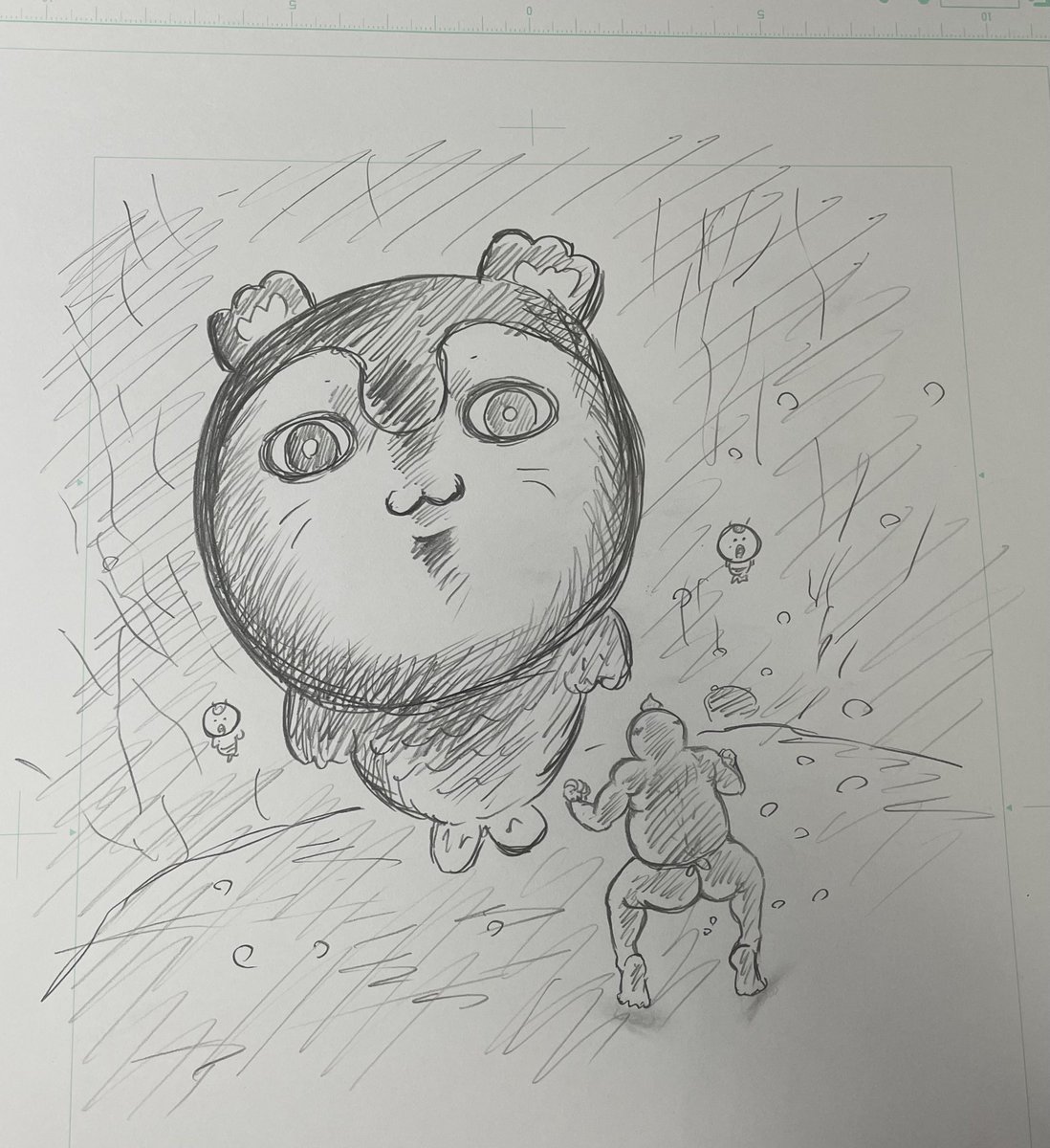 kong_doing's tweet image. 島編に夢中だった頃に描いたやつ。もう二年以上前か…