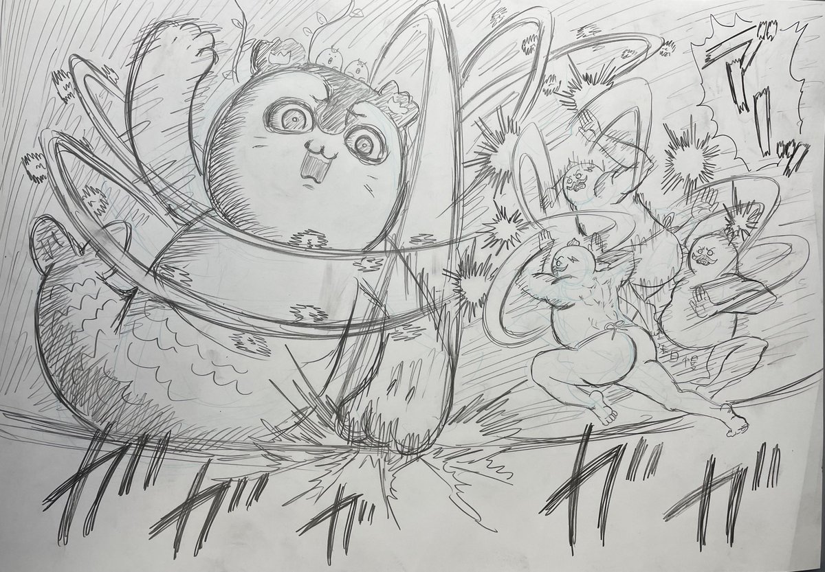 kong_doing's tweet image. 島編に夢中だった頃に描いたやつ。もう二年以上前か…