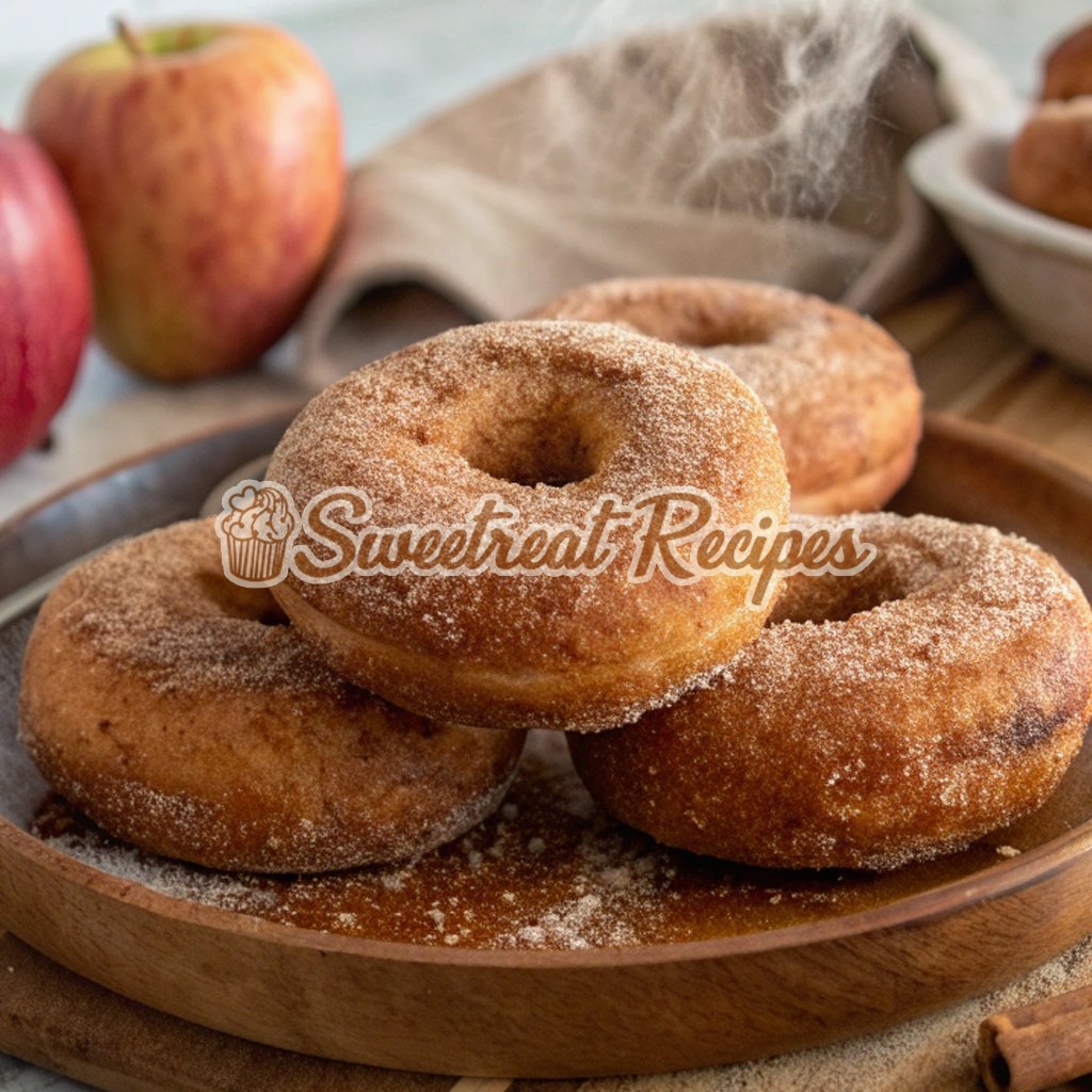 SweetreatRecipe's tweet image. Apple Cider Doughnuts

☑️Ingredients:

1 cup apple cider

2 cups all-purpose flour

1 ½ tsp baking powder

½ tsp baking soda

½ tsp salt

1 tsp ground cinnamon

¼ tsp ground nutmeg

6 tbsp unsalted butter, softened

½ cup granulated sugar

1 large egg

#Apple #Cider #Doughnuts