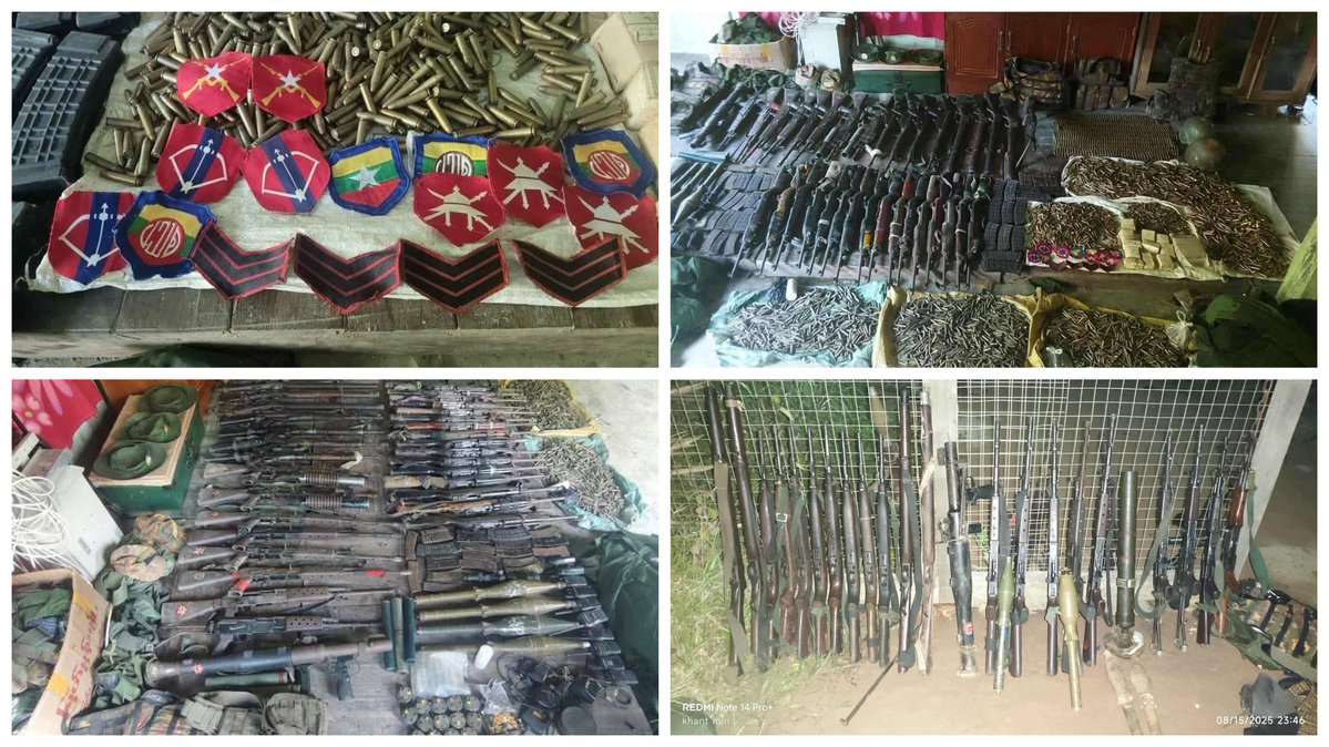 TheChindwin's tweet image. Mawlaik Revolution - a local People Defence Force (PDF) in Mawlaik township - has claimed that the group has fully seized 8 military camps and controls at least 17 villages in the township located in the northern Sagaing region of Myanmar. 

The Mawlaik Revolution, a local People…