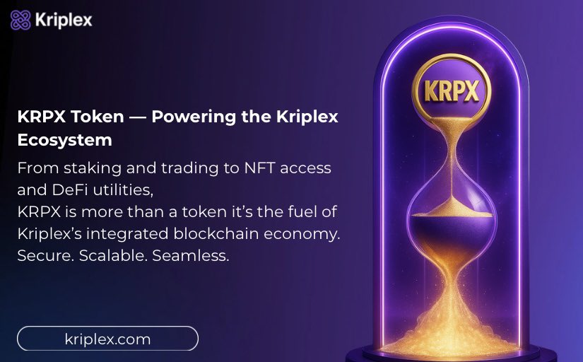 KriplexGlobal's tweet image. ⏳ KRPX — The Power Behind the Kriplex Ecosystem

From staking to trading, from NFT access to DeFi utilities KRPX isn’t just a token; it’s the engine of an integrated, scalable, and secure blockchain economy.

Seamless. Decentralized. Future-ready.
The evolution of finance starts…