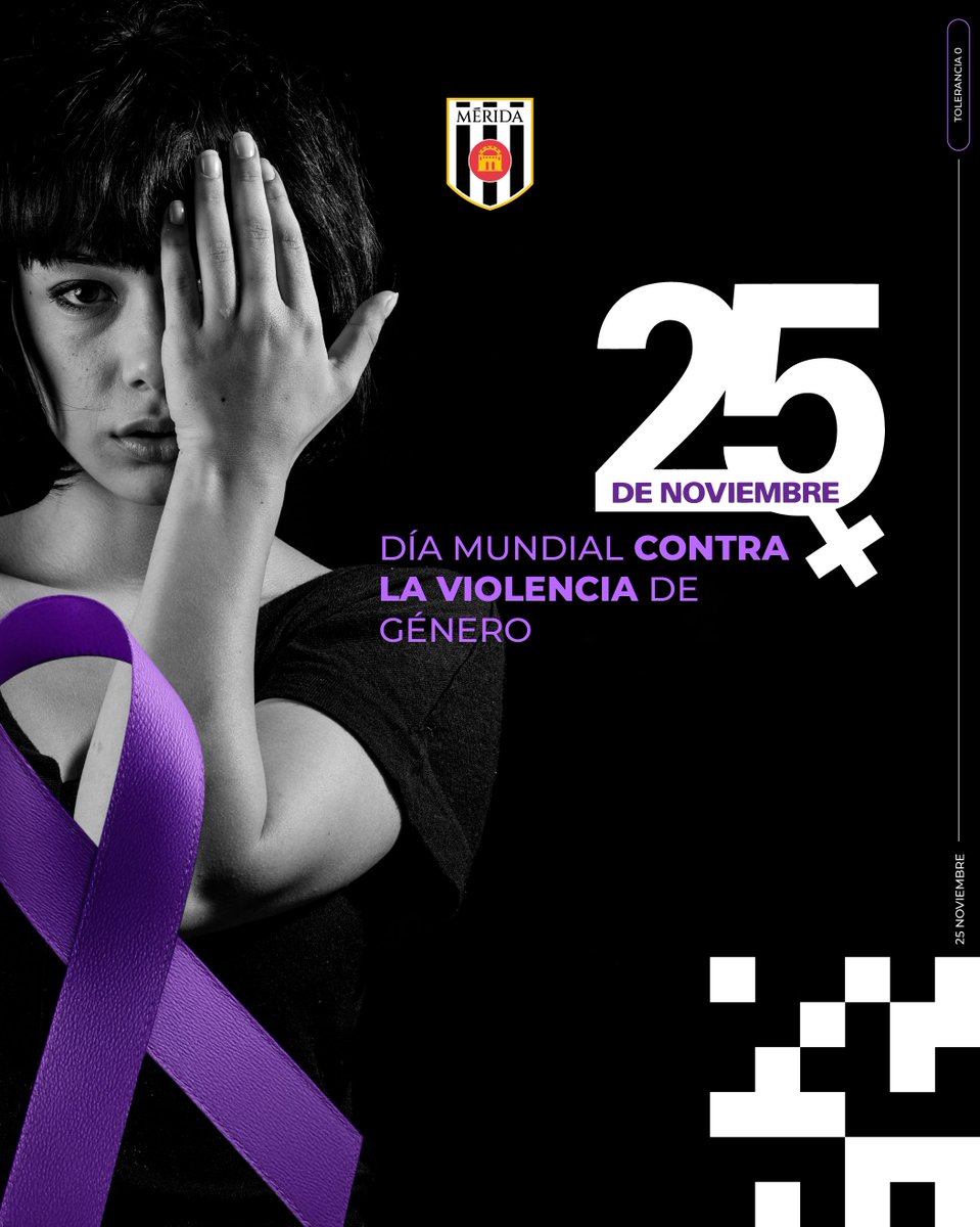 Merida_AD's tweet image. 💜 La lucha contra la violencia de género es responsabilidad de todos. Tolerancia 0.

#25N #DíaMundialContraLaViolenciaDeGénero