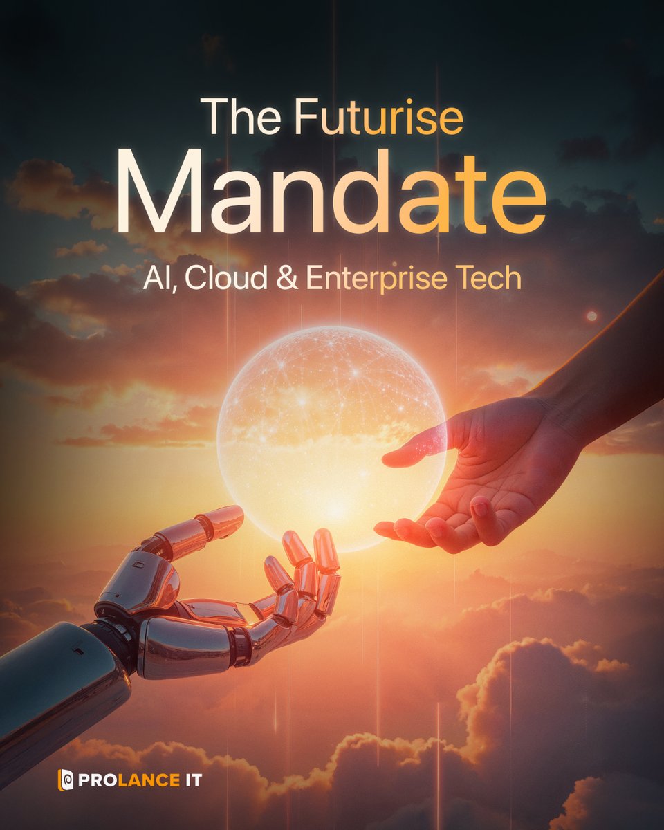 ProLance_IT's tweet photo. With major global events like the Bengaluru Tech Summit 2025 and ongoing innovation discussions worldwide, the message for IT leaders is crystal clear:

the future is about more than just adoption, it's about "Futurising." https://t.co/kI0prRw1CZ
