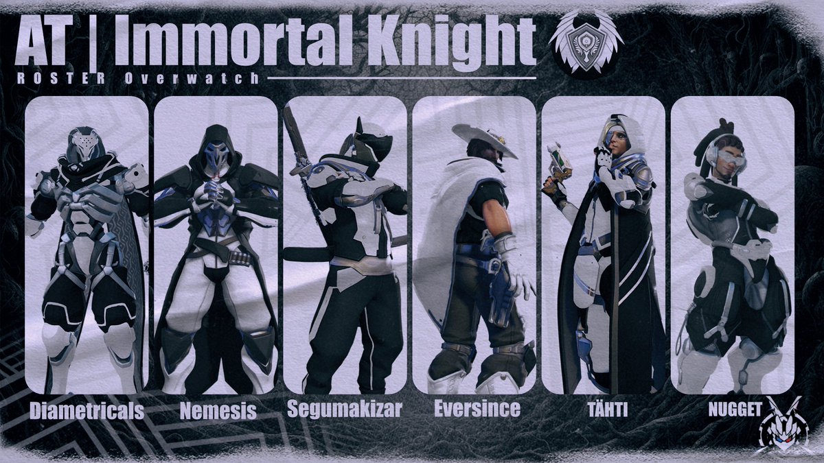 ArsimeTame's tweet image. Lest go @FACEIT_OW Roster

🛡️@diametricals
⚔️@Nemesis
⚔️@SeguMakizaR
⚔️@chrillex4
💊@Tahti_ow
💊@ChimkenNuggey

💼@Fifine_ow
🧠@JzerioxW

#OWCS #playoverwatch