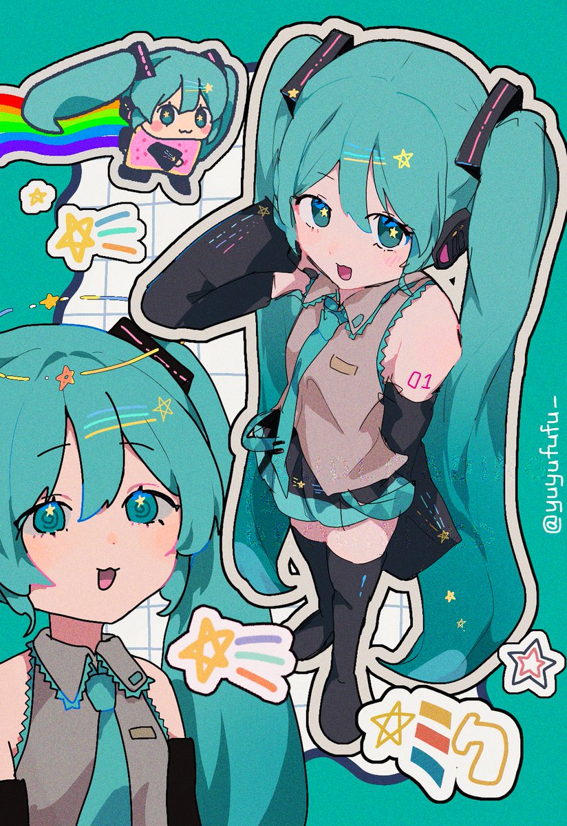 yuyufufu_'s tweet image. はつね☆ミ