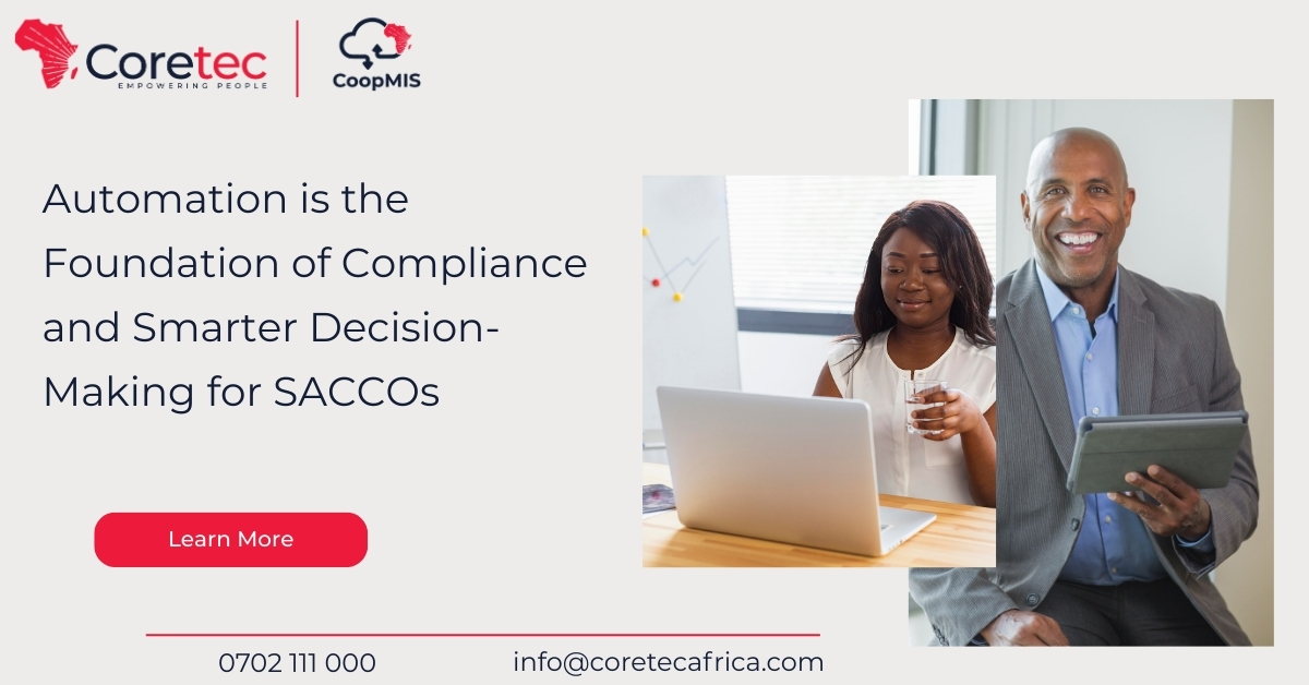 coopmiske's tweet image. SACCO operations today run on speed, accuracy and accountability. Yet many teams still rely on manual processes that increase risks, slow down reporting and make compliance far more expensive.

Here’s how automation transforms SACCO governance and performance:
⬇️⬇️⬇️