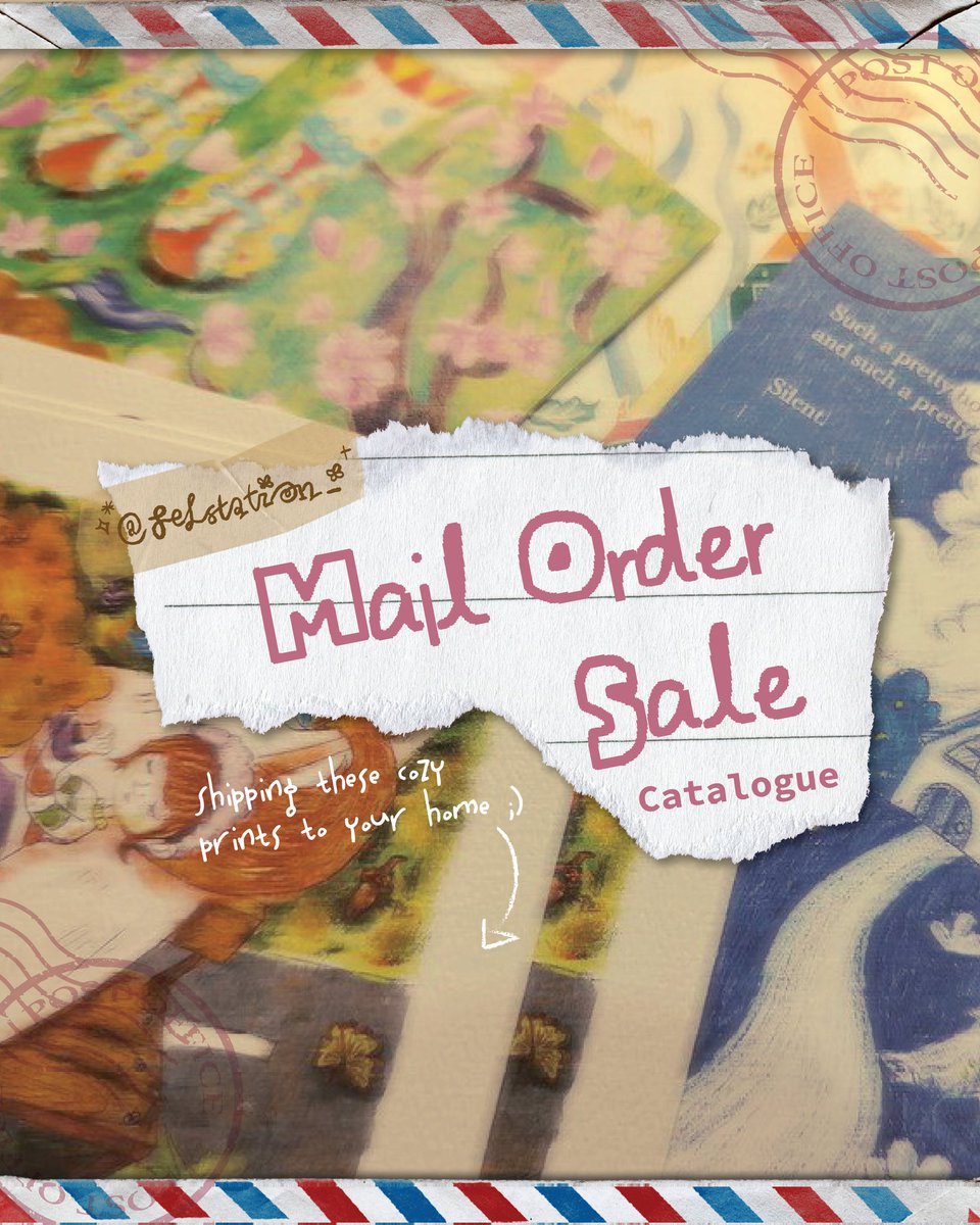 selstation_'s tweet photo. [❤️ &amp; 🔁 are appreciated]

💌 @selstation_ Mail Order (post #CF21) Catalogue is finally blooming 🌷

🛥️Shipping starts from 27 November 2025
🌸 Originals (Whimsical yet Dreamy Artprints🌷)
🫐 Available Manual Shipping (G-Form) or Shopee.

#cf21catalogue #comifuro21 https://t.co/1kzjcEXZYu