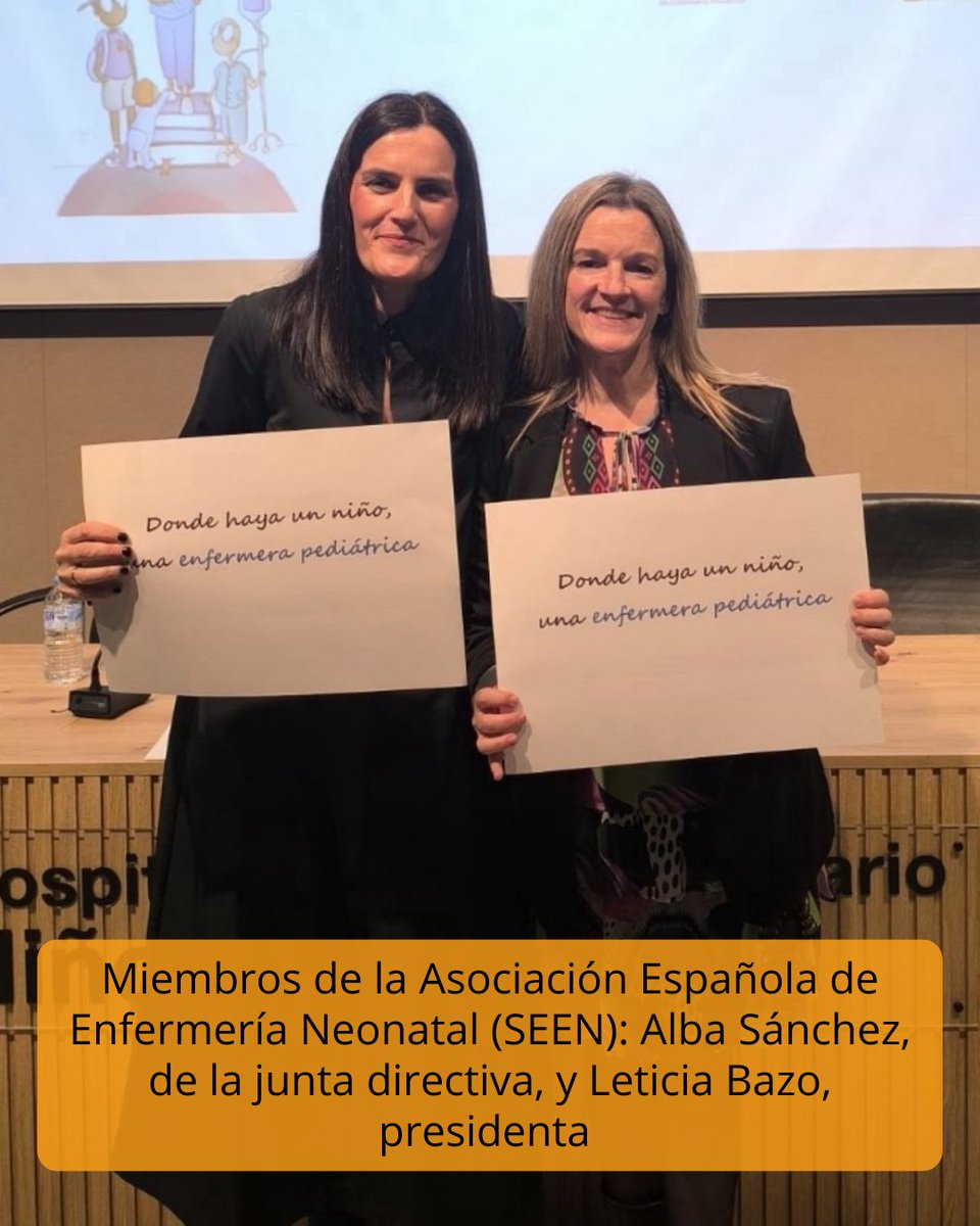 «Donde haya un niño, una enfermera pediátrica» es el lema de la campaña de <a href="/FEDAEP_/">Federación Esp. Asociaciones Enfermería Pediátrica</a> <a href="/AEEPenfermeria/">Asociación Española de Enfermería Pediátrica</a> y <a href="/SEEN_Neonatal/">Enfermería Neonatal</a> que reivindica el cuidado pediátrico especializado. Las tres sociedades celebraron una jornada conmemorativa en la que estuvo Concha Gómez, presidenta de #APREM.