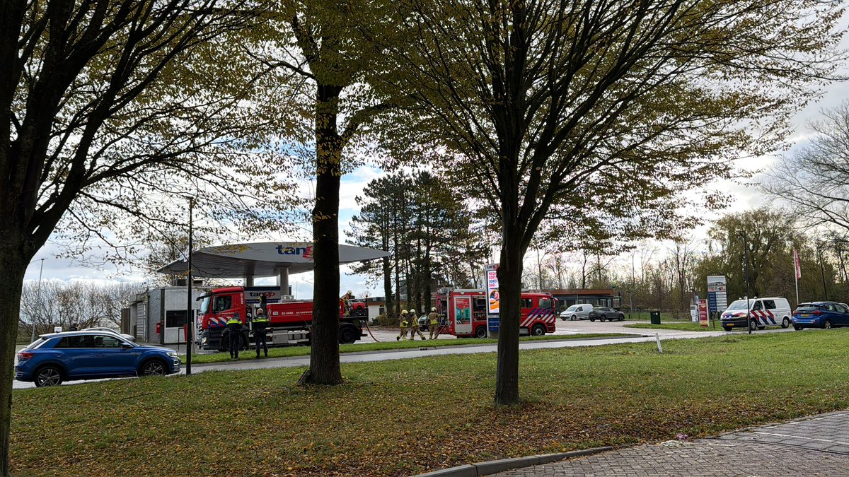 Autobrand in Bolsward