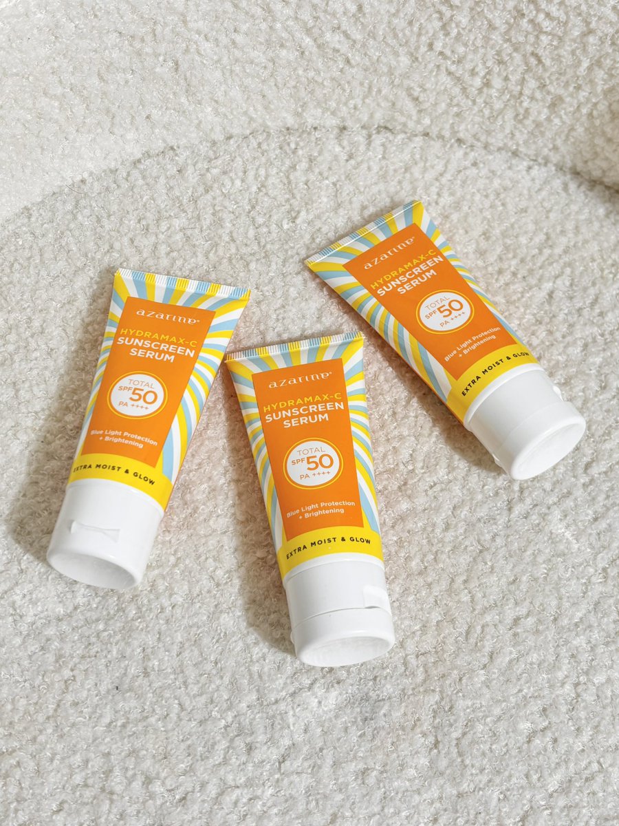 not my first sunscreen, tapi selalu jadi sunscreen yang selalu aku repurchase🙂‍↕️

udah gak ketolong bucin sama azarine hydramax-c sunscreen.

ringan, lembab, gak sumuk. mana bisa cerah jalur sunscreen azarine&lt;3