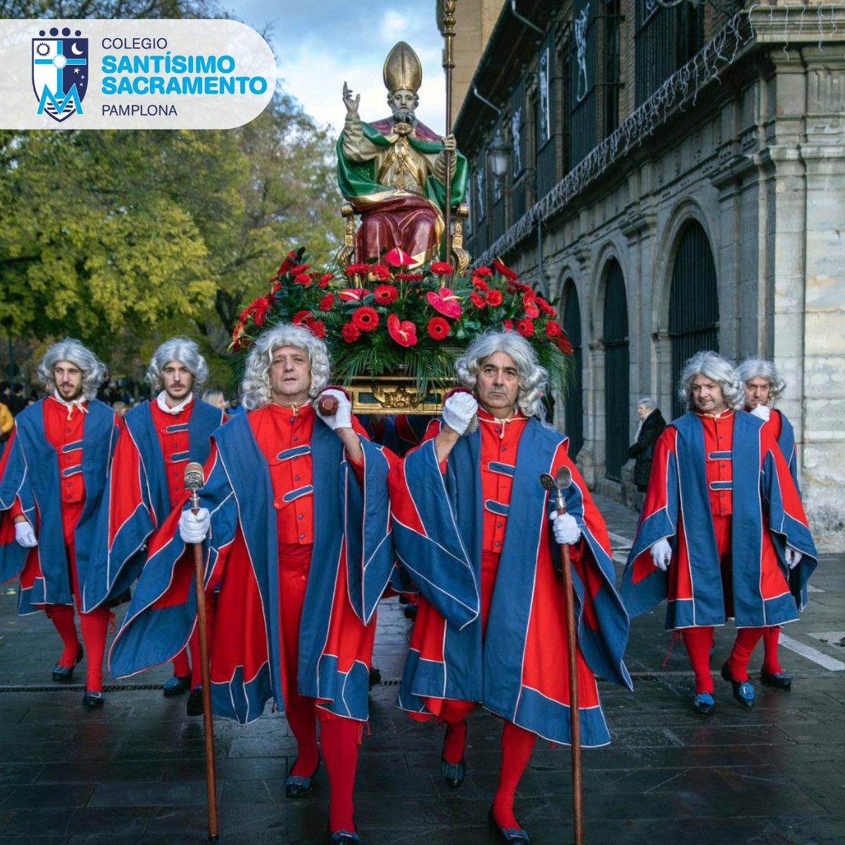 ColeSantisimoS's tweet image. Celebramos el Día de #SanSaturnino, obispo de Toulouse, #PatrónDePamplona y primer evangelizador de #Pamplona. Patrón de nuestra ciudad, su legado sigue vivo. En el cole honramos nuestras raíces y tradiciones. 💙
#TradiciónNavarra #ColeEnFiesta