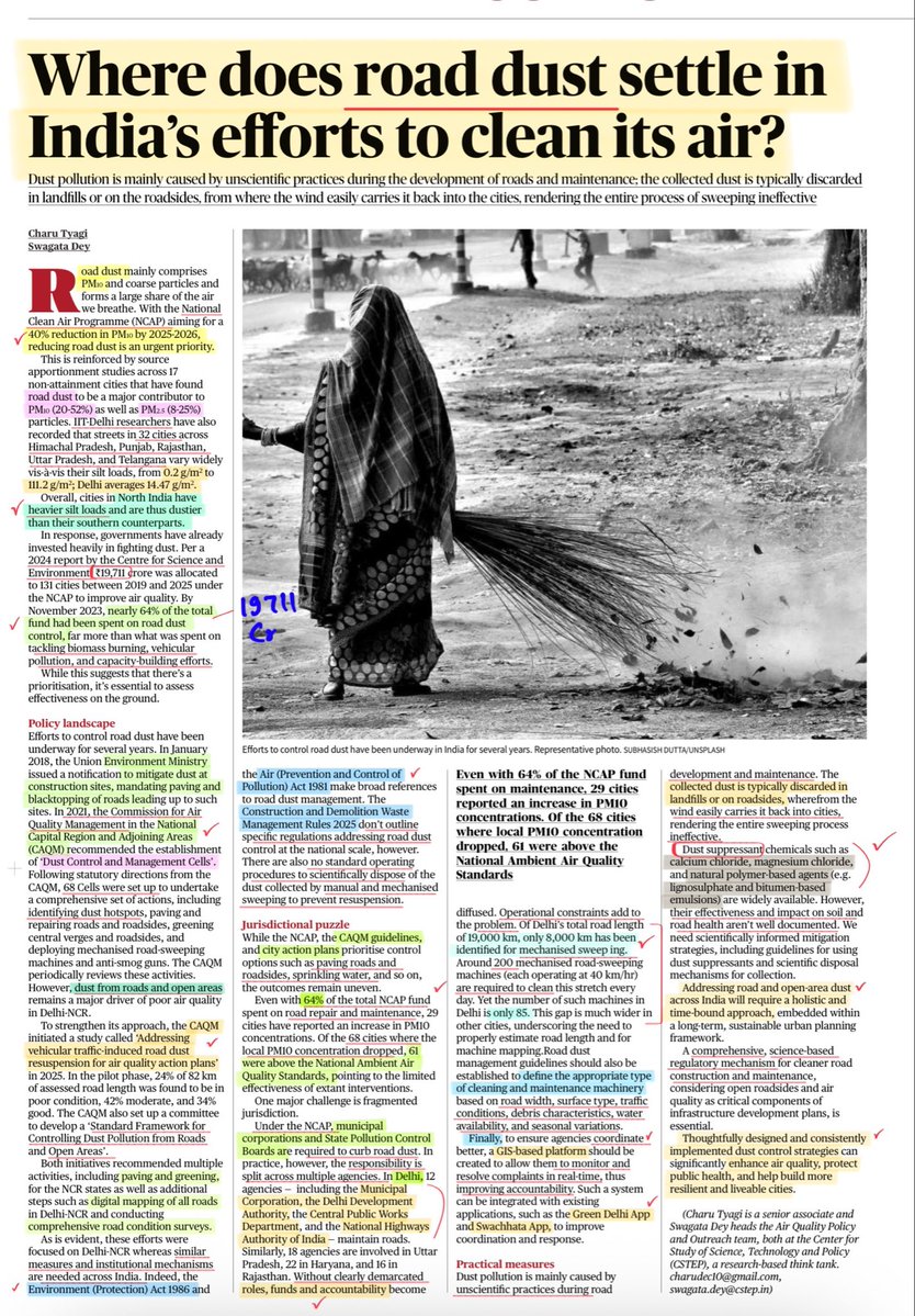 StudyRules12's tweet image. #upsc
#UPSCPrelims2026 
#currentaffairs 
#Dust
#pollution
#NCAP