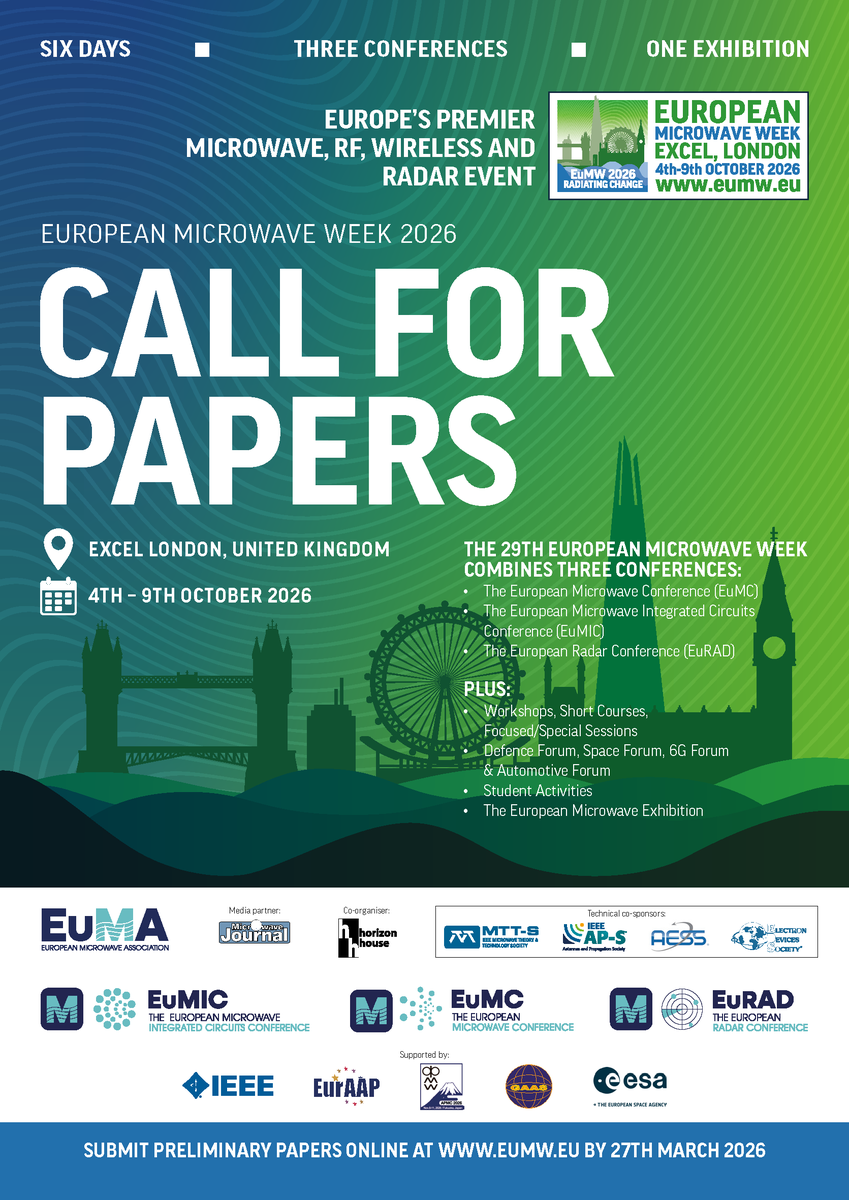 European Microwave Week (EuMW) tweet media