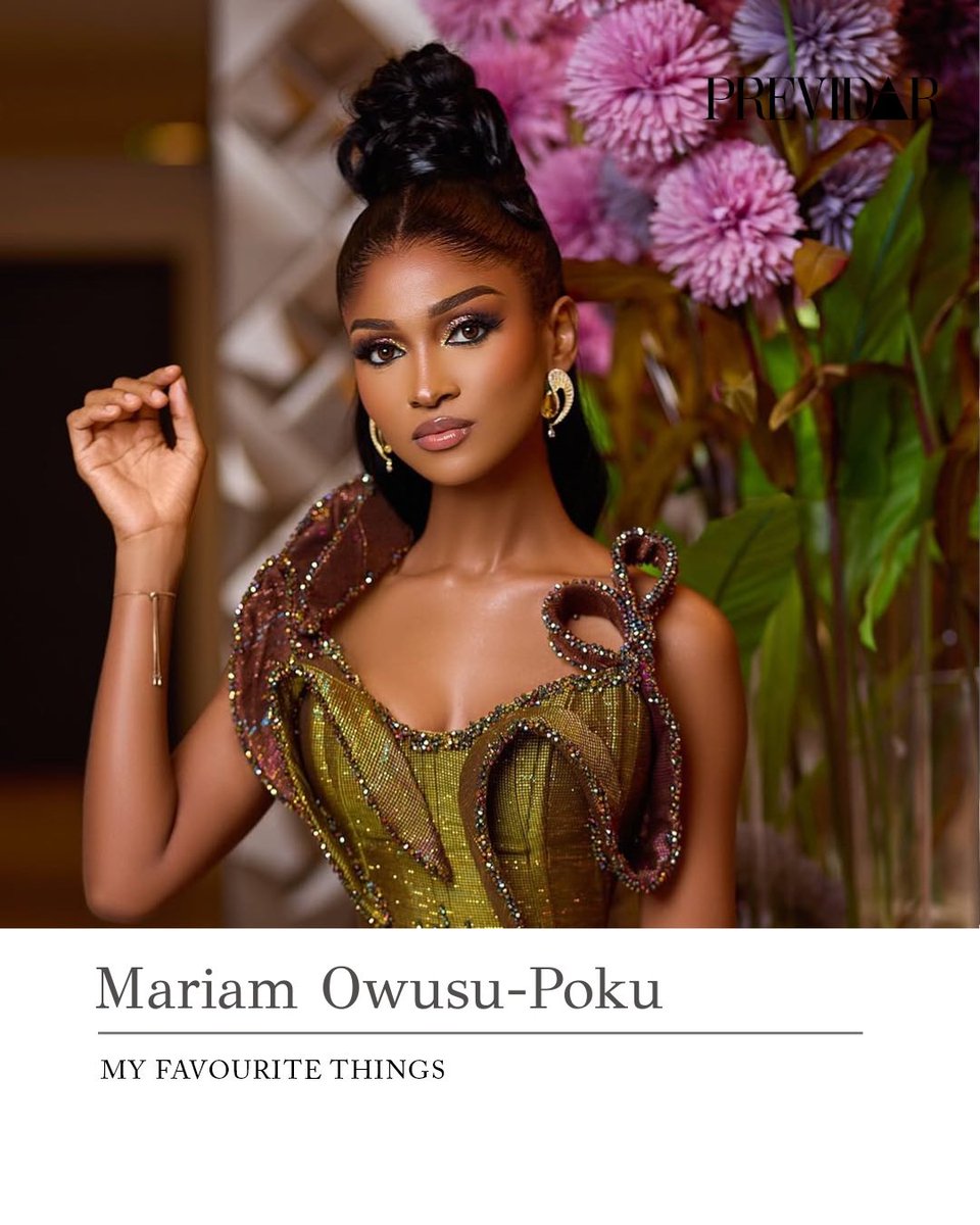 From pageant stages to film sets and stylish street moments, Mariam Owusu-Poku is all about grace, talent, and quiet confidence. 👑✨

The actress, model, and YouTuber has charmed audiences from Miss Malaika to Showmax’s ENO. In our latest #MyFavouriteThings feature, she shares