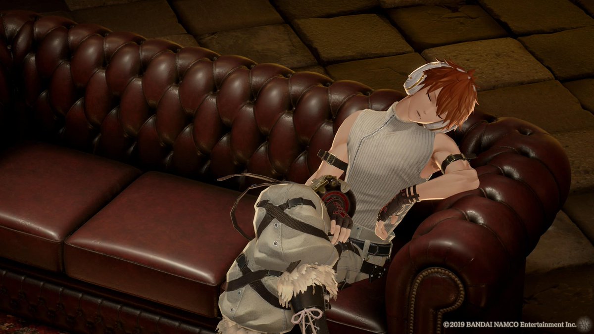 今日もあんこくんで遊んでた！☺️
コドヴェ自機、ノースリにすると腕の筋肉がすごいちゃんと見えて……良いですね……の気付き