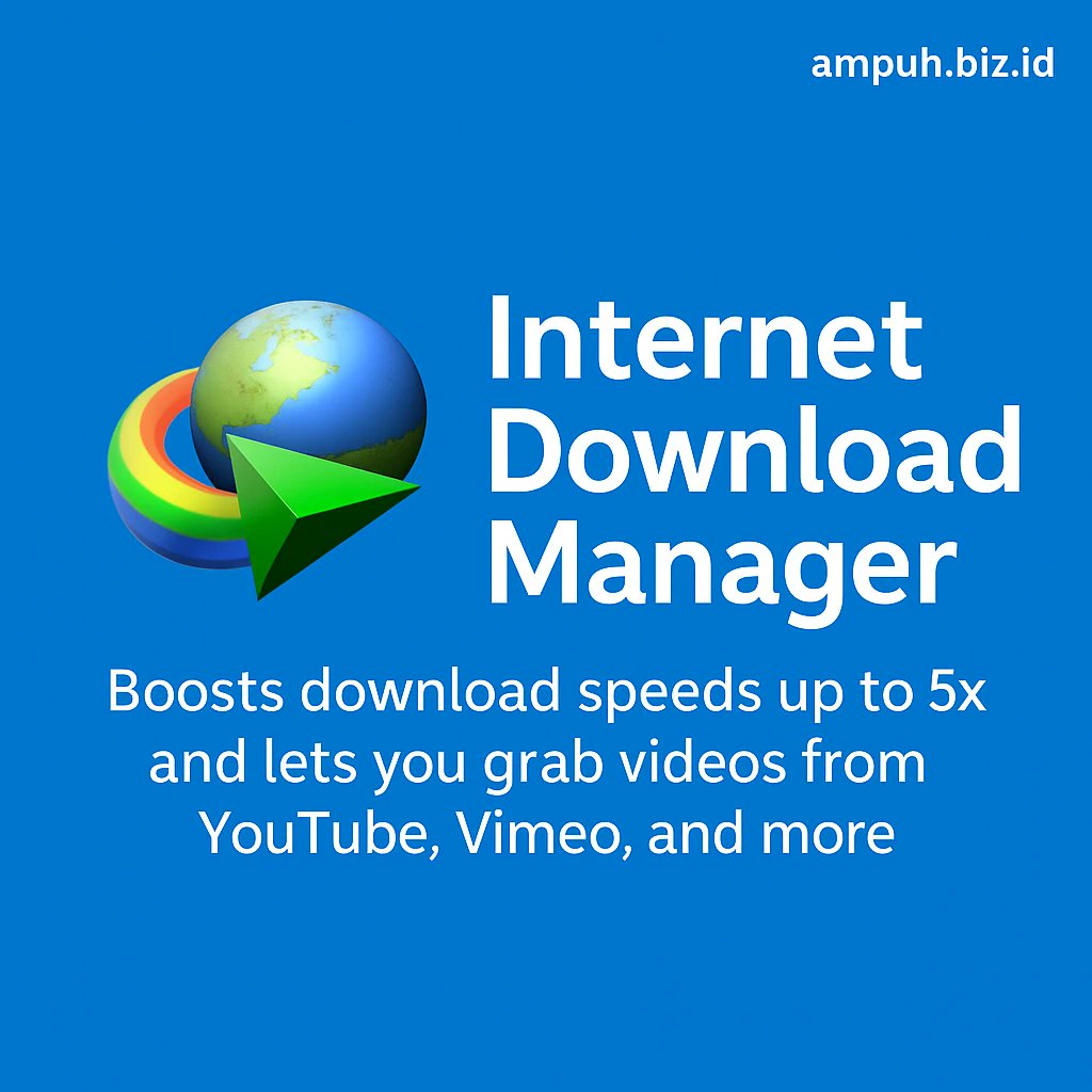 AmPuHCaKraSakti's tweet image. Internet Download Manager (IDM) boosts download speeds up to 5x and lets you grab videos from YouTube, Vimeo, and more. Fast, simple, and works on all major browsers. One of the best download managers for Windows. ⚡

#IDM #DownloadManager #TechTools #WindowsSoftware