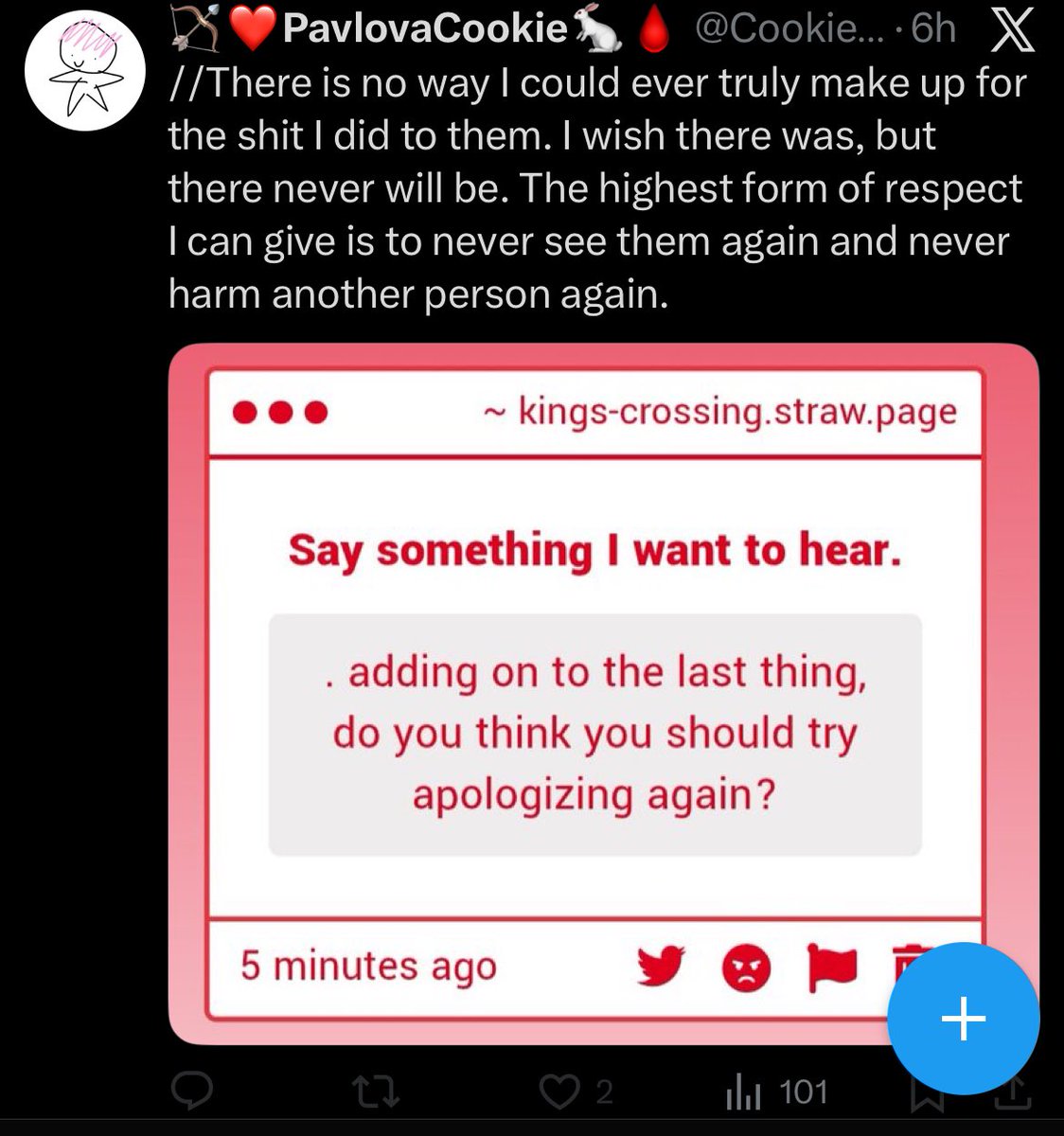 _Valastor's tweet photo. FUNNY how you BLOCKED ME because im EXPOSING your ass. FUNNY 

yk what is ALSO really funnyx how you say your VICTIM forgave you when i know for a FACT she didnt.

#proshiptwt #darkshiptwt #problemcookie #MOLDINGCOOKIES https://t.co/LrbI9XSPcz