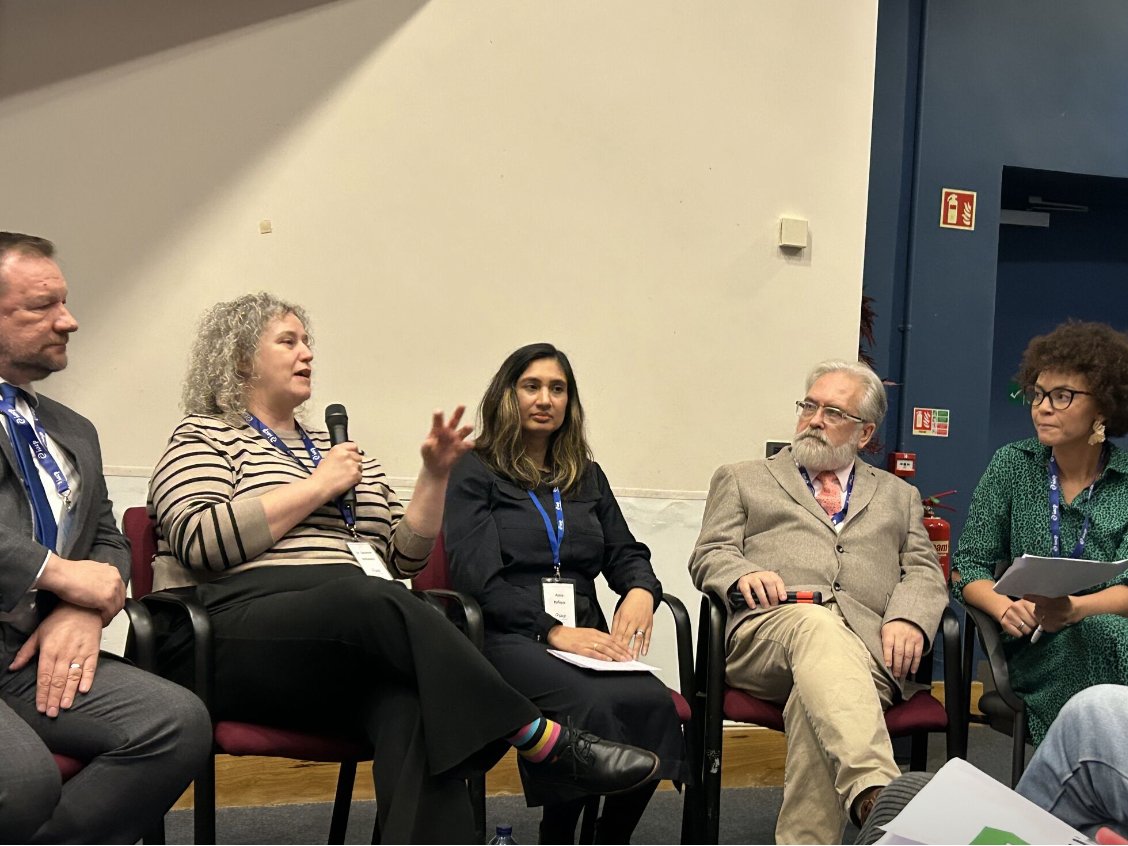 PsychSocIreland's tweet image. We were delighted to have PSI Council Member Dr Geraldine McNamara represent the PSI at the @IACP_ie Equality, Diversity and Inclusion Conference on Saturday.

Dr McNamara took part in the keynote panel discussion, offering a psychological perspective on EDI alongside colleagues…