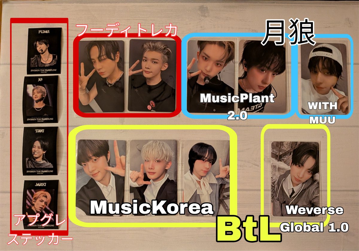 月狼ラキドロ ツアーグッズ BtLラキドロ共同購入 在庫・キャンセル分等