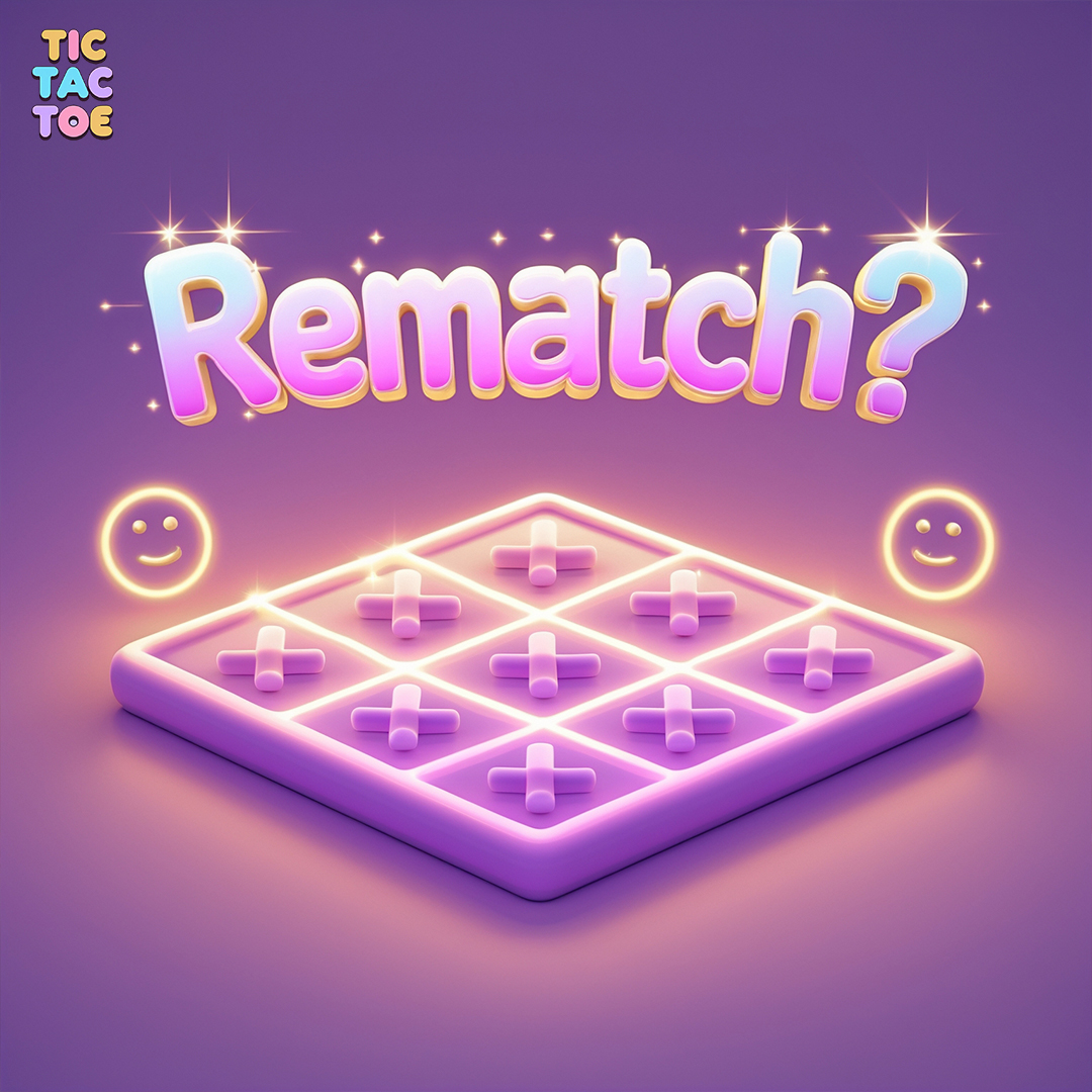 TicTacToe_SAE's tweet image. Good game? Let’s go again! 💥 Keep that streak alive.
#Rematch #FriendlyRivalry #TicTacToe #SonicAIEngine
