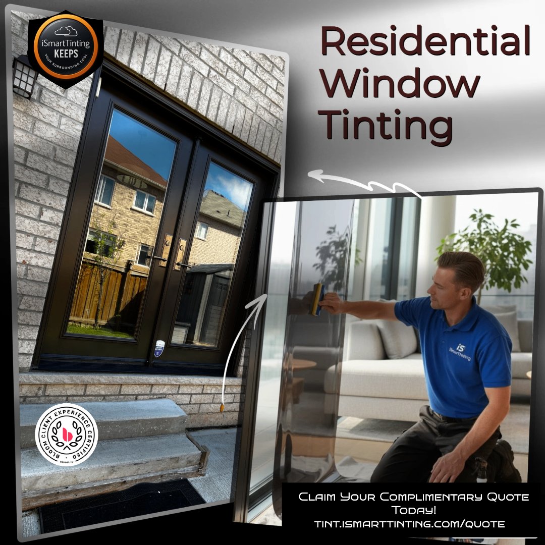 iSmartTinting's tweet image. Keep your home cool, private &amp;amp; UV-protected with our window tinting! 🏠✨ Get your free quote now: tint.ismarttinting.com/quote 
#HomeComfort #UVProtection #Privacy