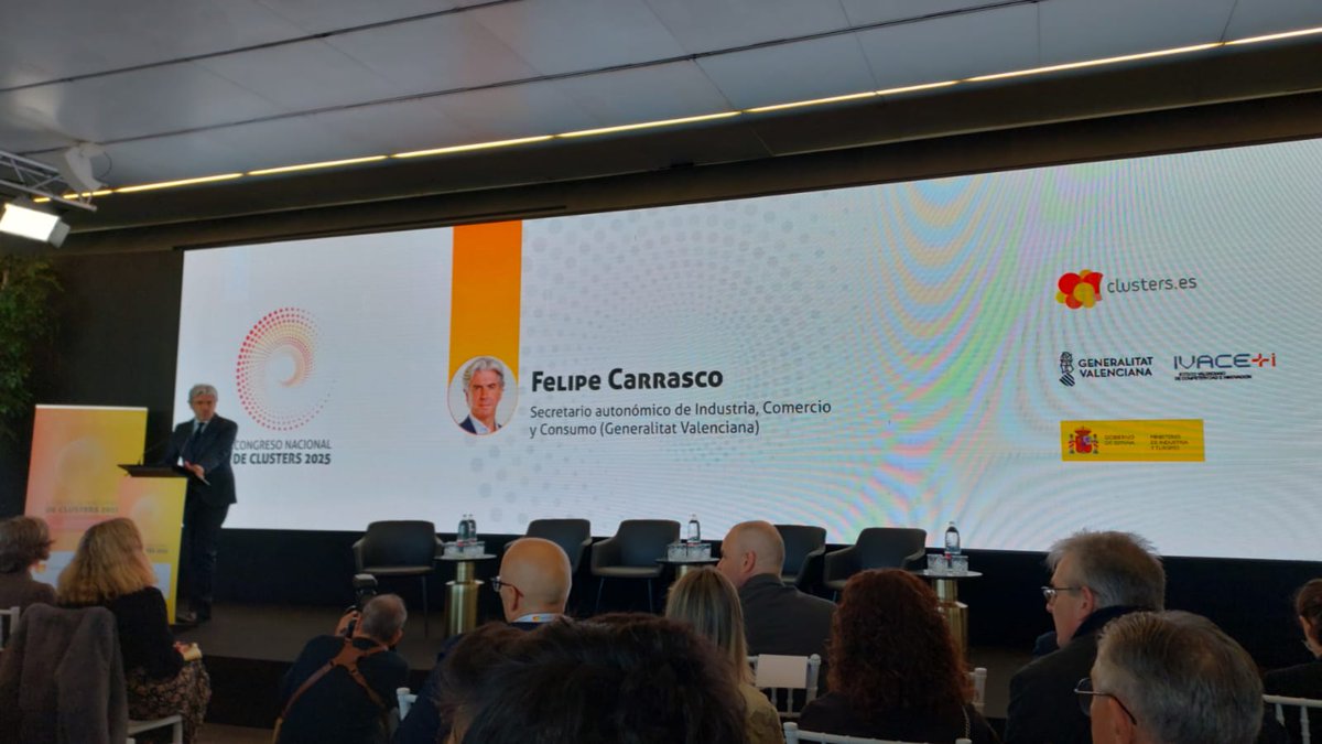 Vitartis's tweet image. Hoy estamos en el &quot;Congreso Nacional de Clústeres 2025&quot;, un espacio de diálogo para el impulso de la #innovación y la #competitividad.

@ClustersES

Se ha destacado el papel de los 122 clústeres y la importancia de fortalecer la coordinación entre la ciencia y la industria.