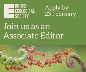 💭Are you a researcher or practitioner with an interest in publishing?

We are looking for Associate Editors who can help advance outstanding ecological research by joining the Editorial Board for one of our seven Society-owned journals.
